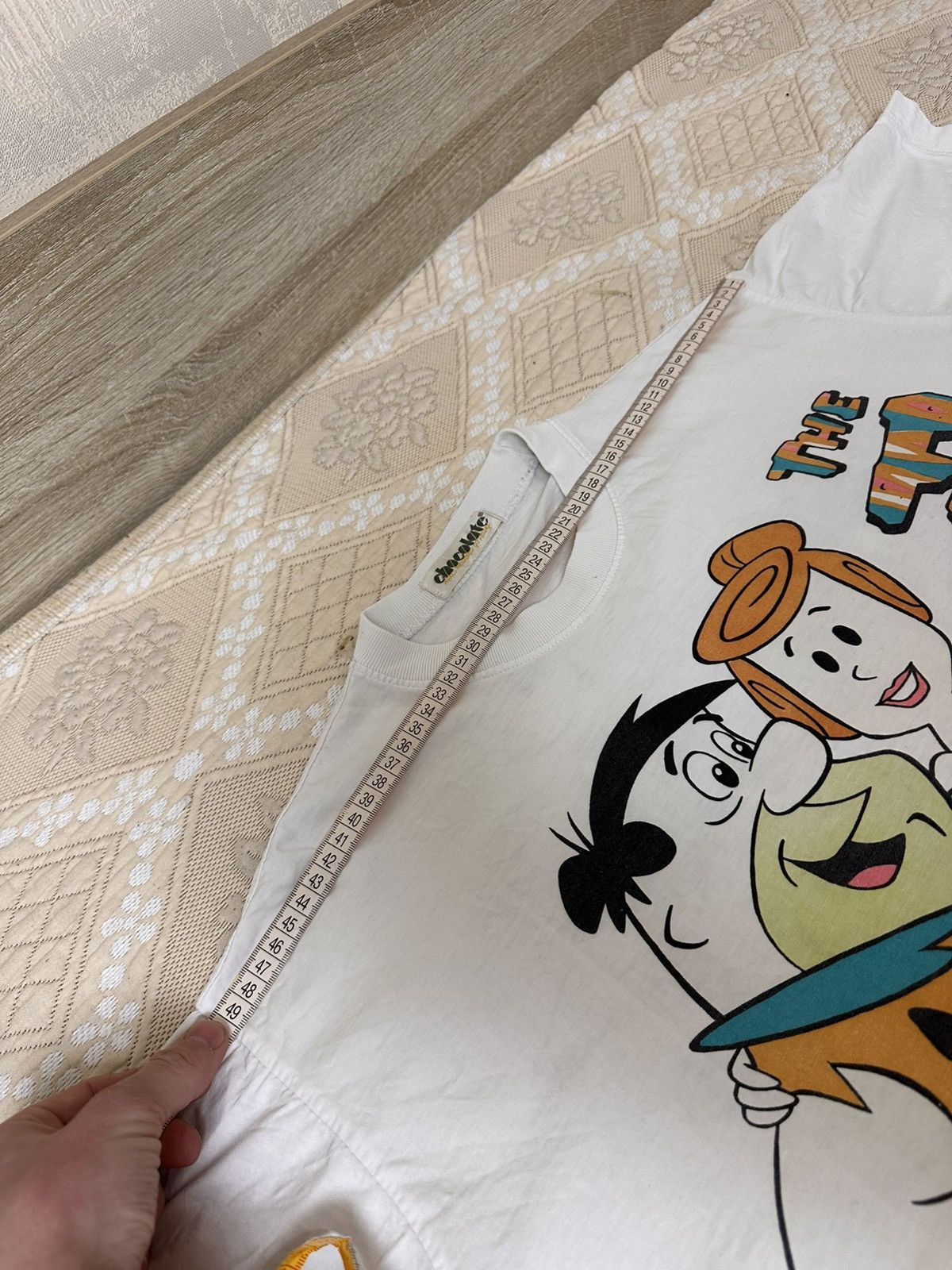 Cartoon Network 🔥 The Flintstones Family Cartoon Vintage Oversized T-Shirt Size US S / EU 44-46 / 1 - 9 Thumbnail