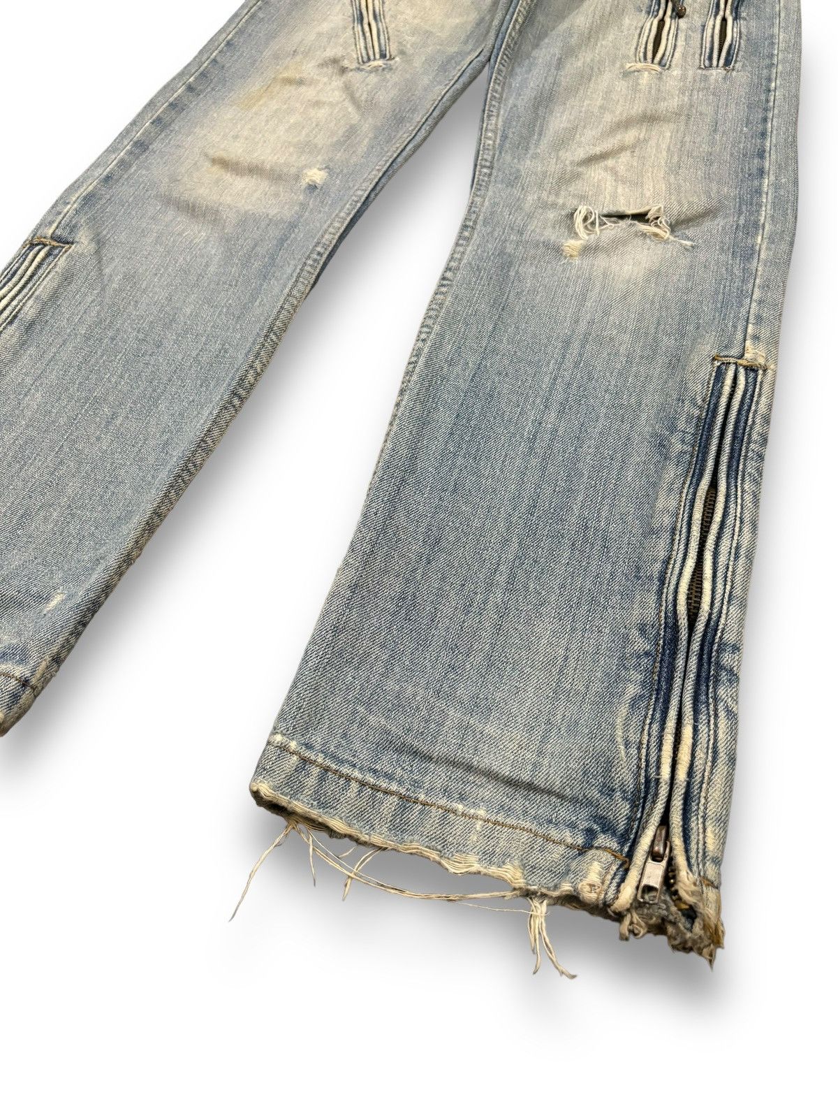 KMRii Vintage Kiliwatch Mud Wash Distressed Punk Grunge Jeans Size US 32 / EU 48 - 11 Thumbnail