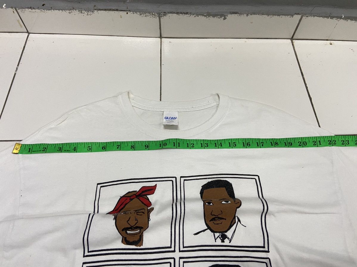 Rap Tees TUPAC SHAKUR DAMAGED PETALS RAPPER TEE SHIRT Size US XL / EU 56 / 4 - 10 Thumbnail