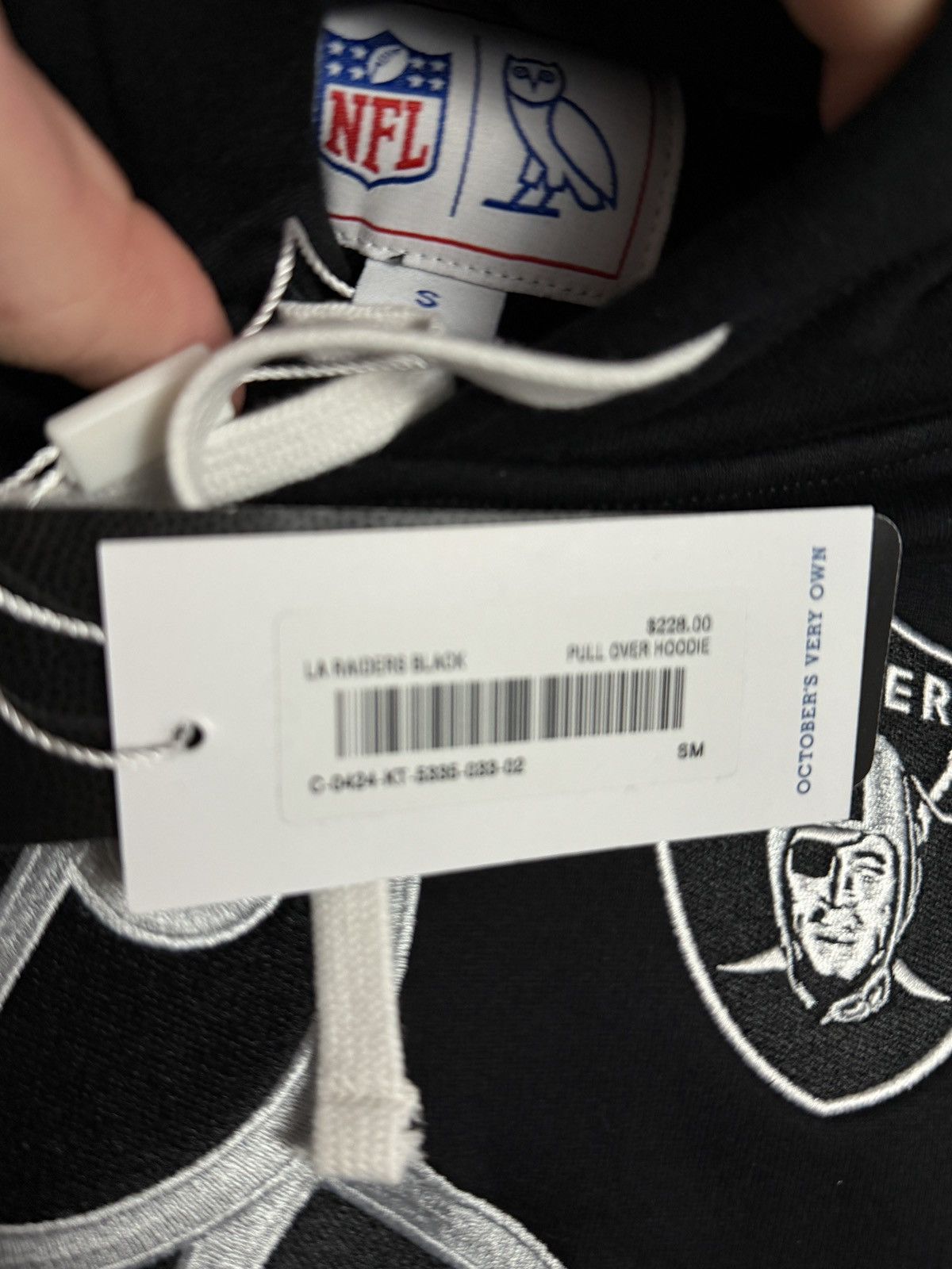Drake OVO x NFL LAS VEGAS RAIDERS OG OWL ICON TEAM HOODIE Size US S / EU 44-46 / 1 - 9 Thumbnail