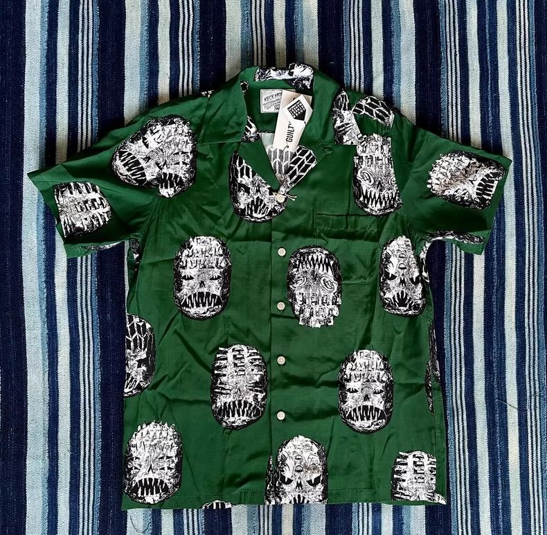 Wacko Maria Wacko maria Main Neck Face Shirt Hawaii Short Sleeve Shirt Size US S / EU 44-46 / 1 - 1 Thumbnail