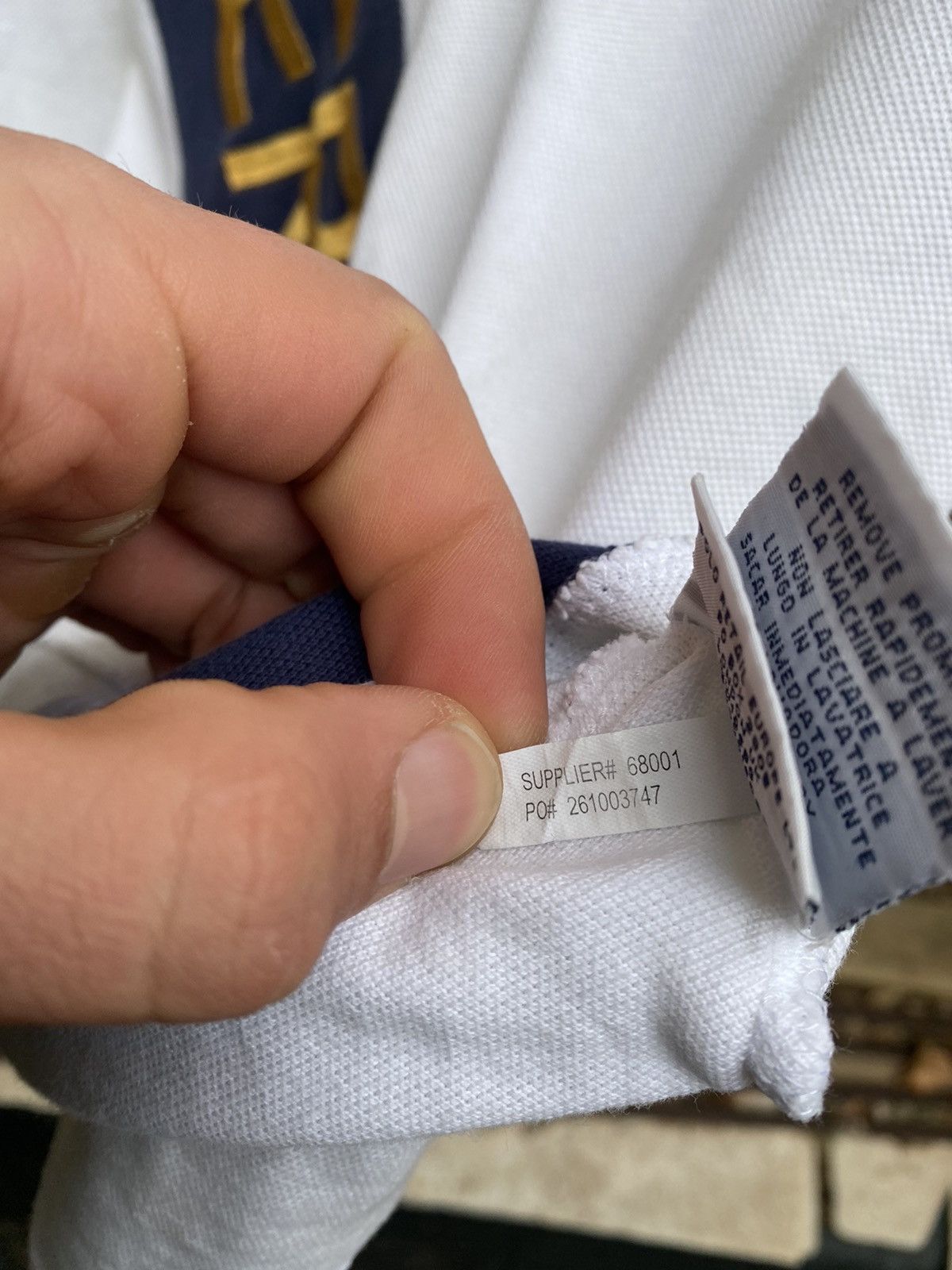 Polo Ralph Lauren × Vintage Vintage Polo Ralph Lauren Embroidered Logo Y2K Polo T-Shirt Size US L / EU 52-54 / 3 - 7 Thumbnail