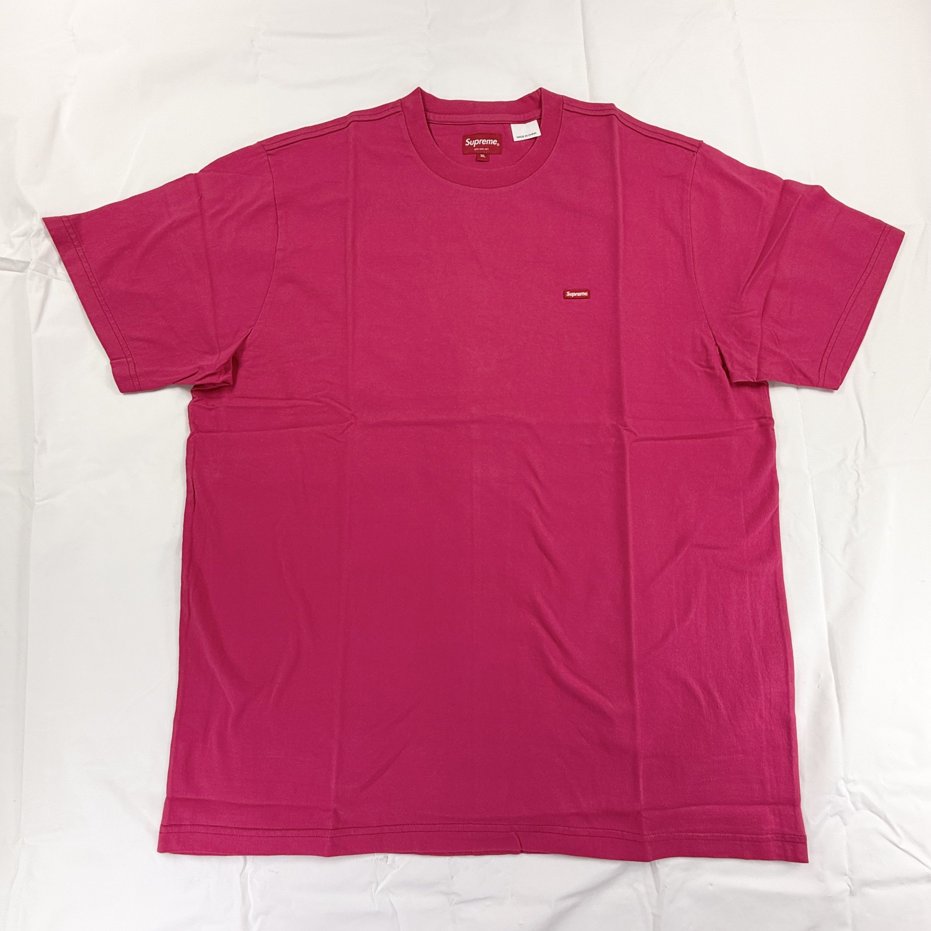 Supreme Supreme Small Box Logo Tee Fuchsia Pink Mens XL T-Shirt Size US XL / EU 56 / 4 - 2 Thumbnail
