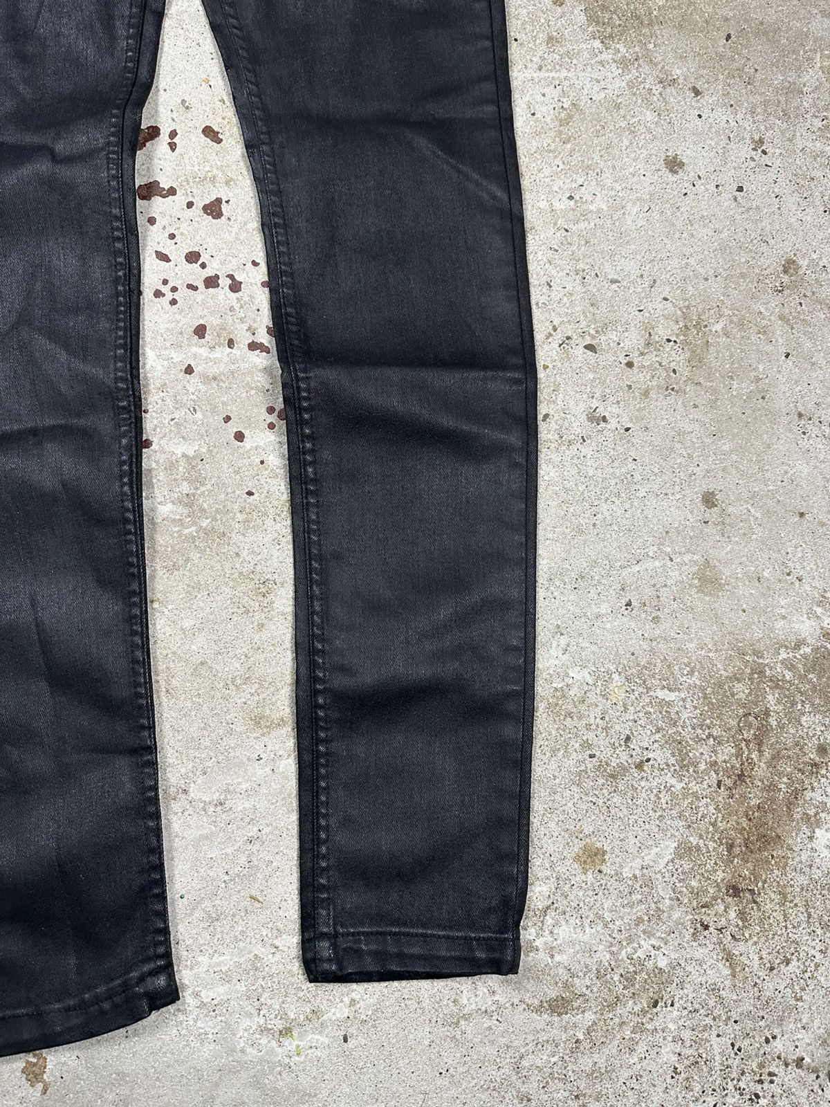 Leon Louis Leon Louis Black Waxed High Waist Skinny Jeans Size US 30 / EU 46 - 3 Thumbnail