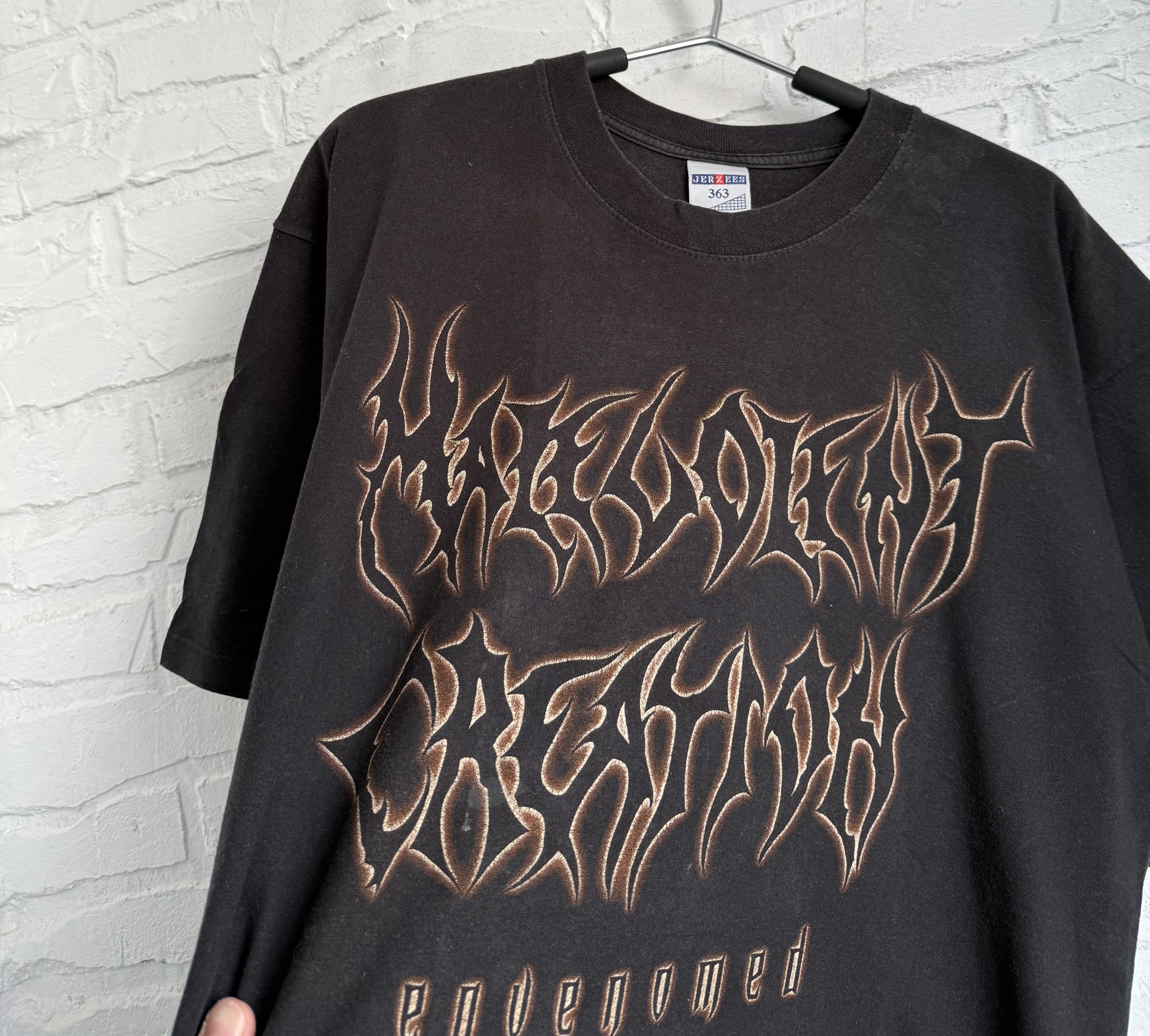 Vintage Malevolent Creation Envenomed European Tour tee