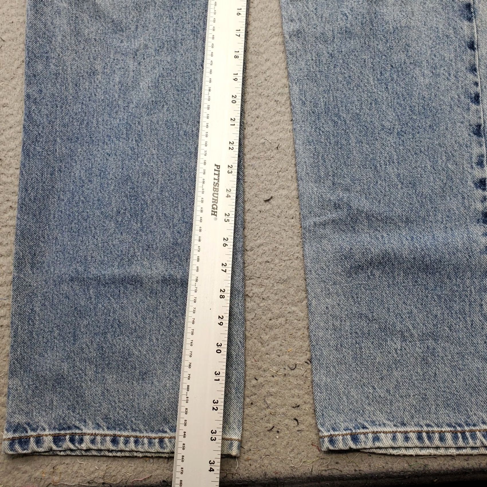 Calvin Klein Calvin Klein Jeans Mens 36 Blue Denim Light Wash Streetwear Straight Leg Shirt Size US 36 / EU 52 - 4 Thumbnail
