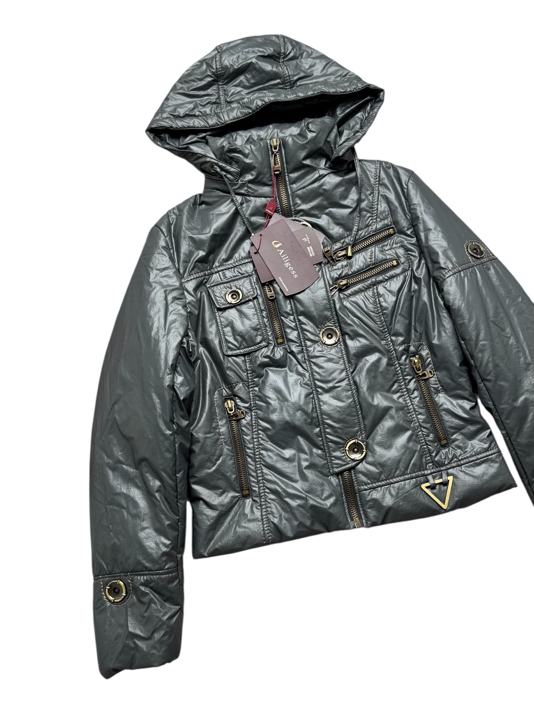 Vintage Y2K Cropped Jacket(V242) Size M / US 6-8 / IT 42-44 - 2 Thumbnail