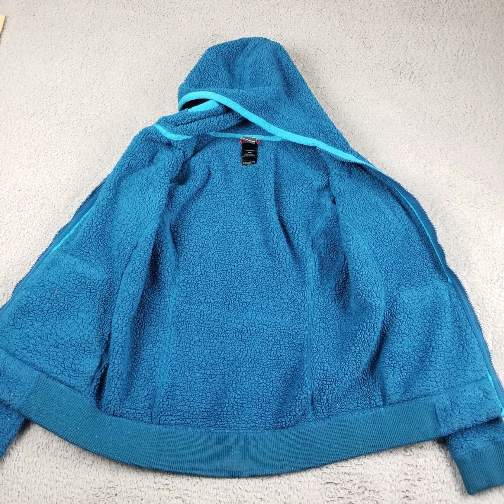 The North Face The North Face Jacket Women Medium Blue Deep Pile Fleece Full Zip Hooded Size M / US 6-8 / IT 42-44 - 6 Thumbnail