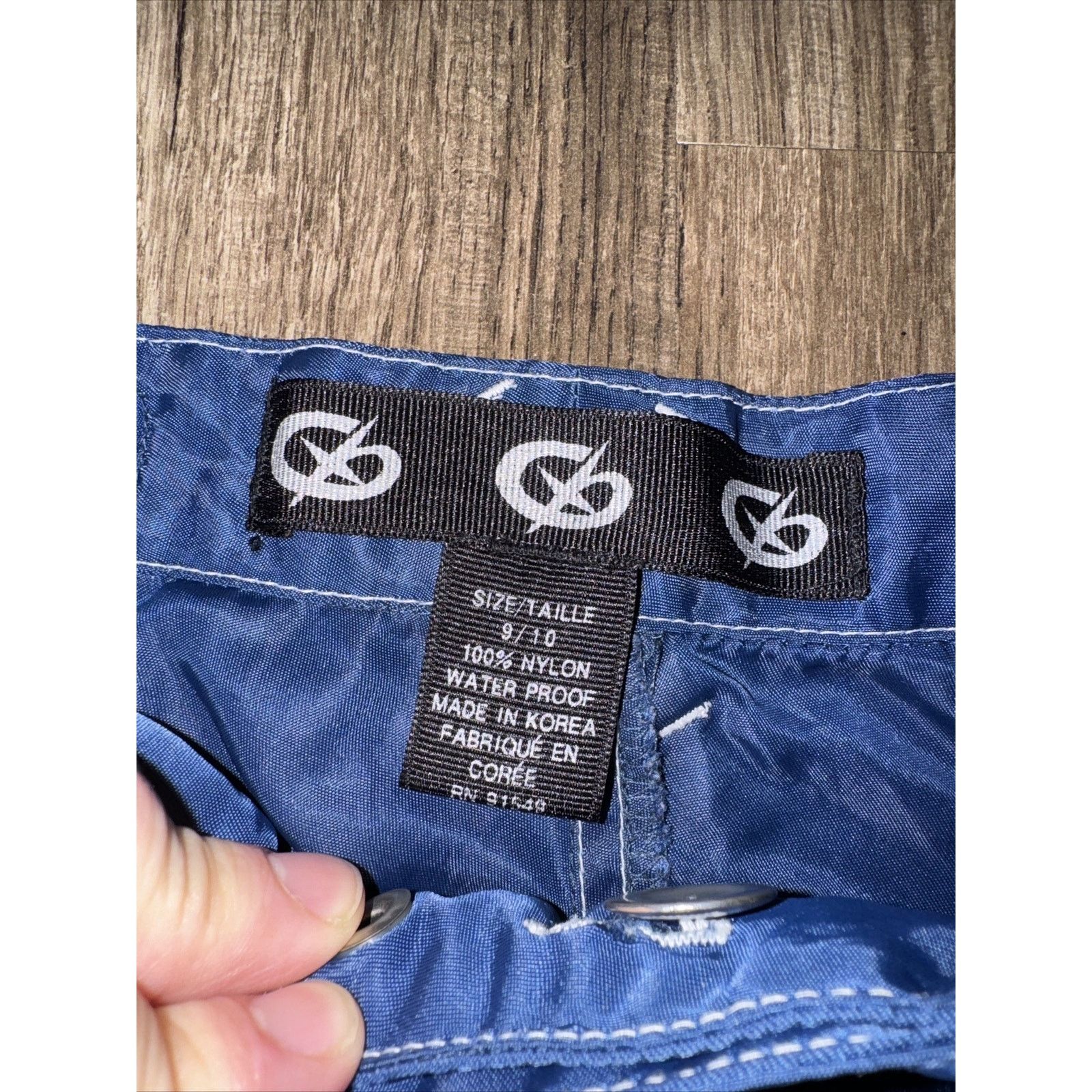 G-Star Y2K G Star Women’s Shorts Blue Nylon With Zippers Size 28 Size 28" / US 6 / IT 42 - 4 Thumbnail
