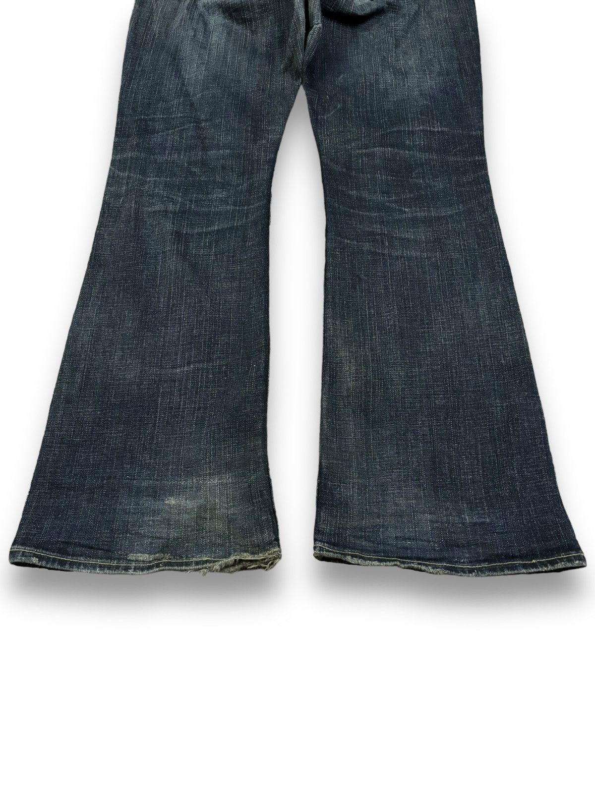 Hysteric Glamour Vintage Japanese Brand Studded Pocket Washed Flare Jeans Size US 33 - 17 Thumbnail