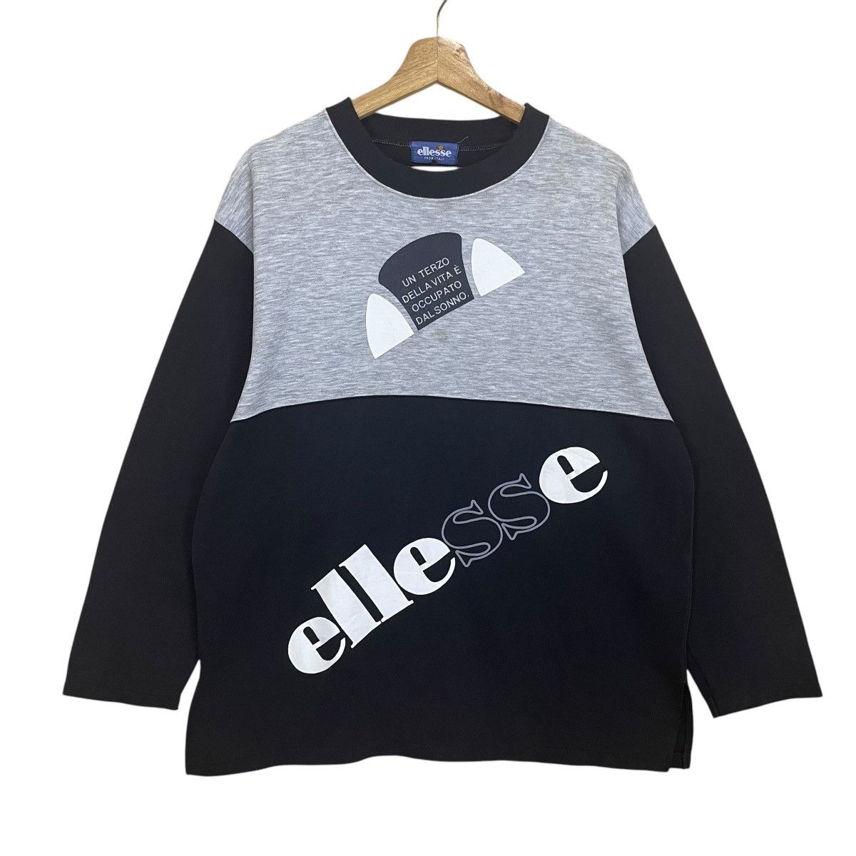Vintage 90’s Ellesse Big Logo Spellout Crewneck Sweater
