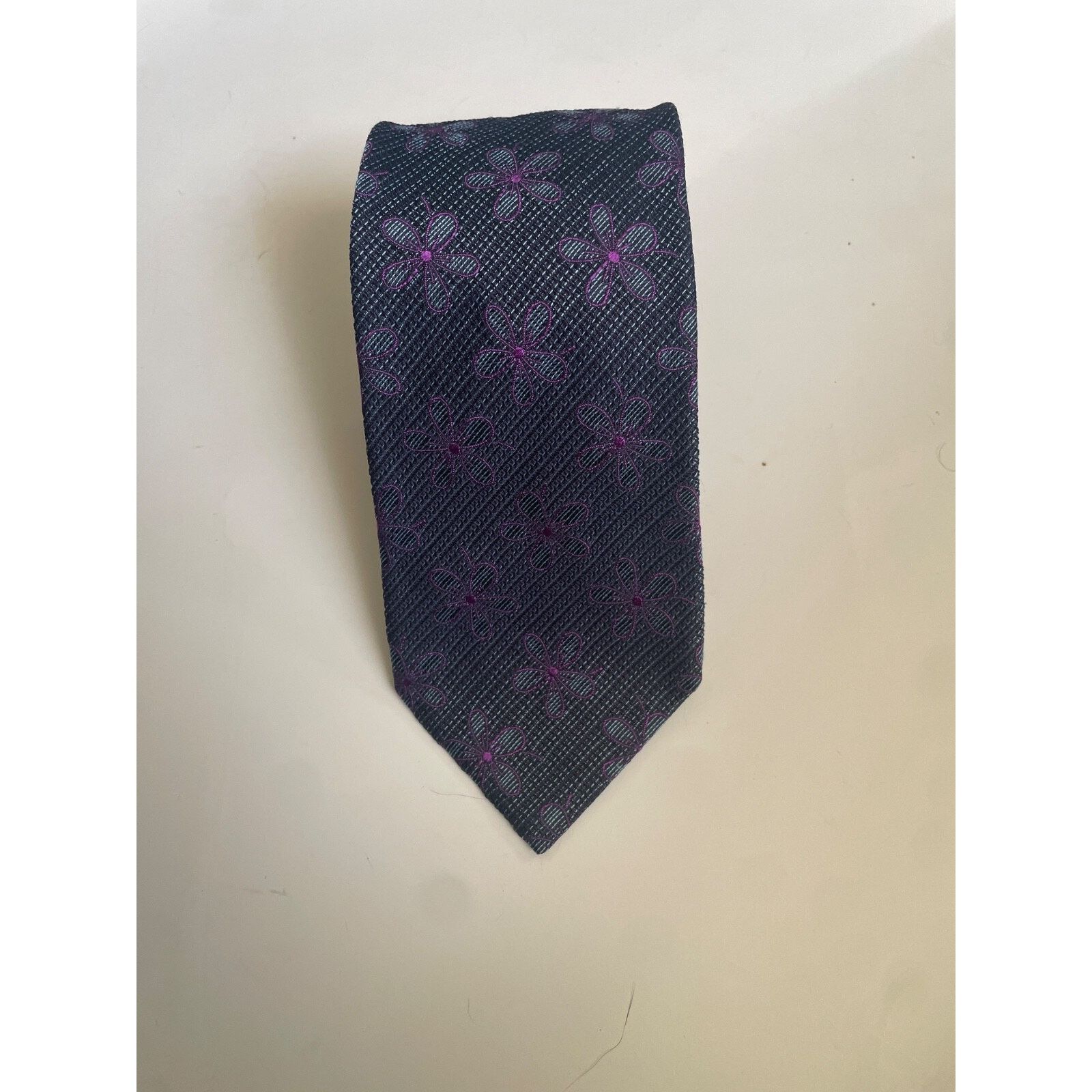& Other Stories Kolte Italy Blue 100% Silk Men's Neck Tie Size ONE SIZE - 1 Thumbnail