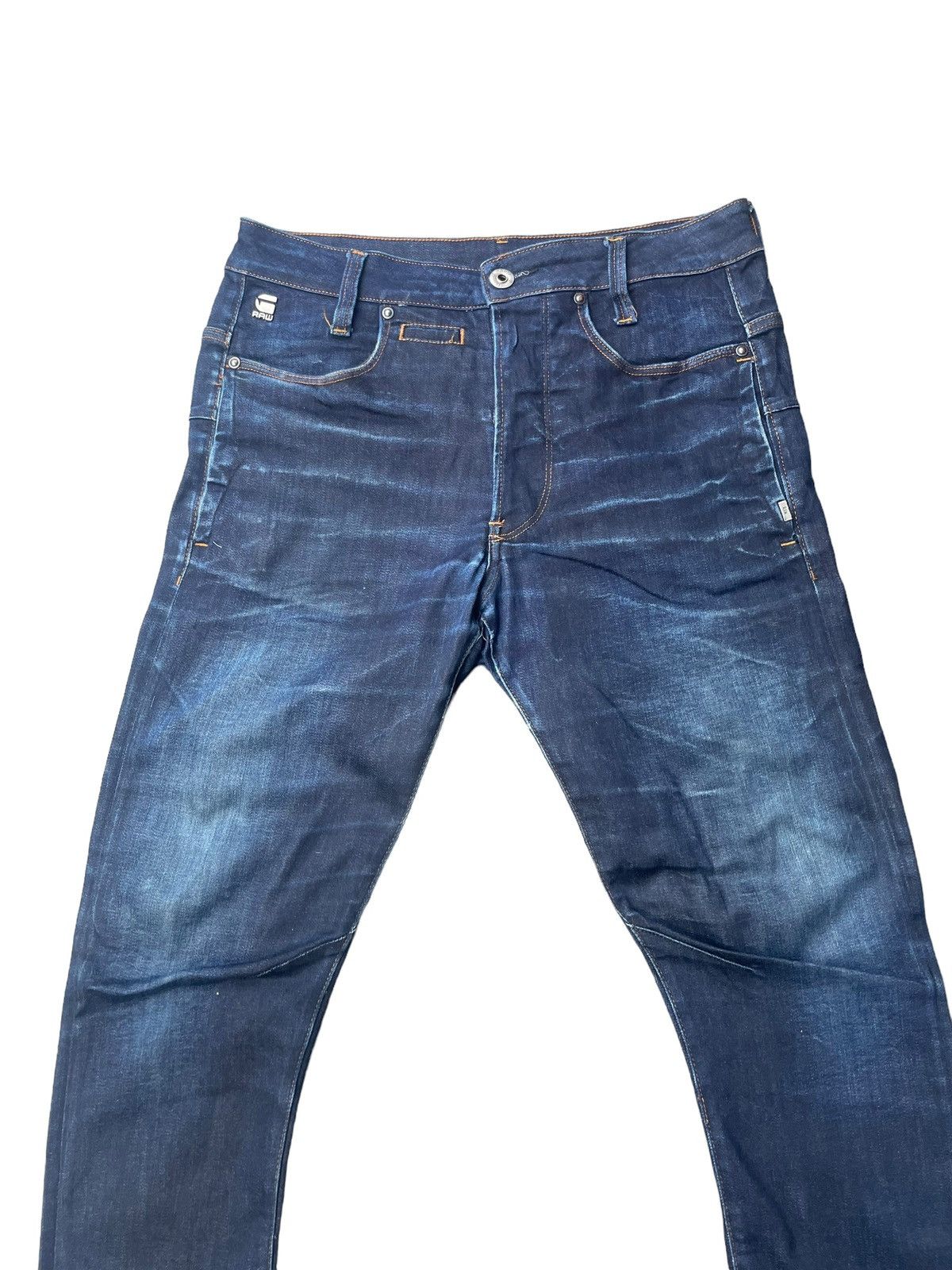 G-Star G Star Raw 3 D Slim Fit Denim Size US 32 / EU 48 - 3 Thumbnail
