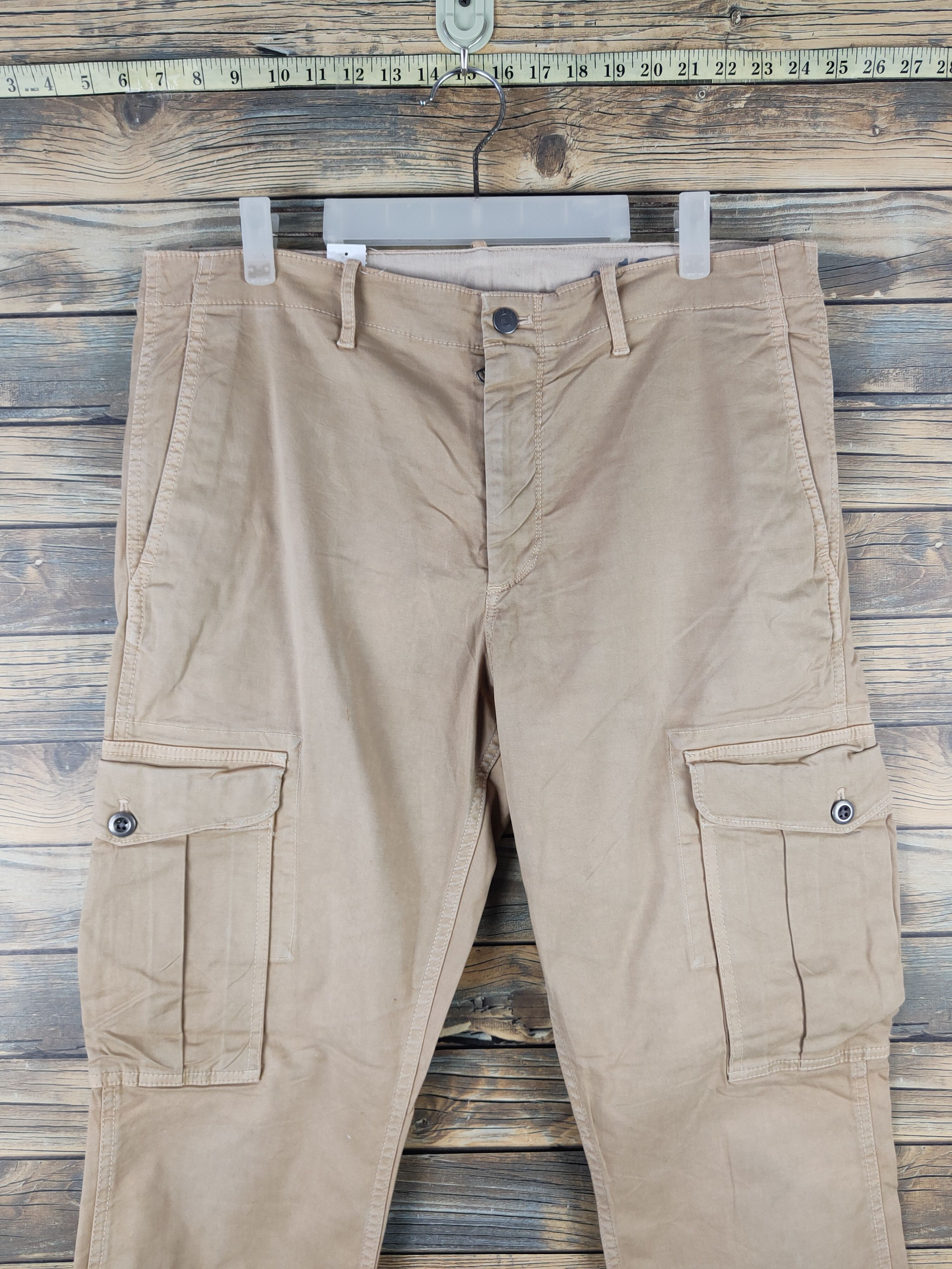 Other DL Gap Beige Multipocket Cargo Pants #2343 Size US 34 / EU 50 - 2 Thumbnail