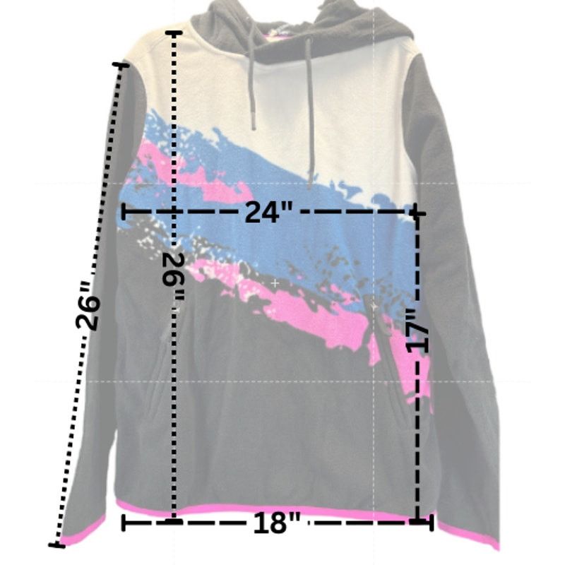 Chubbies Chubbies "Retro Splash” Low-Pile Hoodie Black Pink men sz M Size US M / EU 48-50 / 2 - 2 Thumbnail