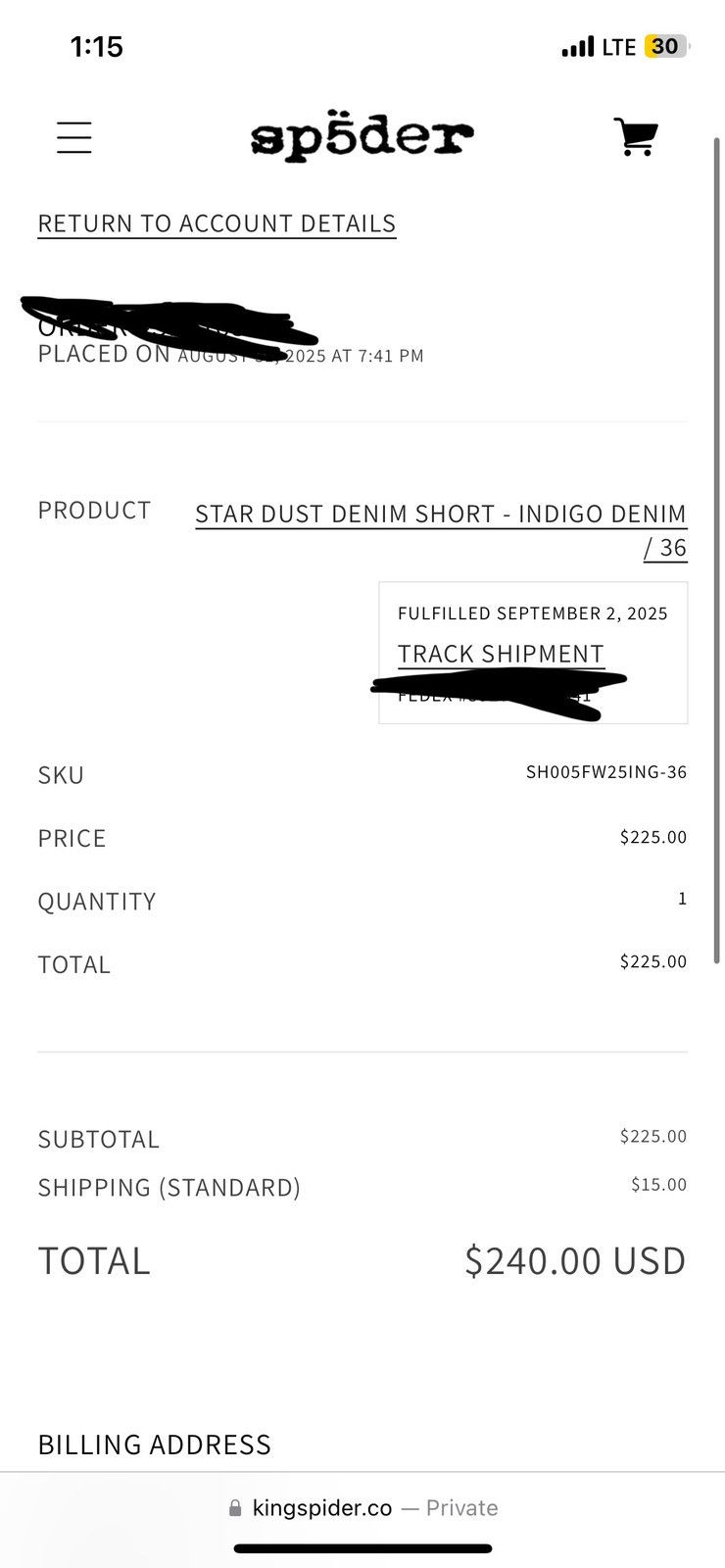 Sp5der Sp5der Indigo Star Dust Shorts Size US 36 / EU 52 - 4 Thumbnail