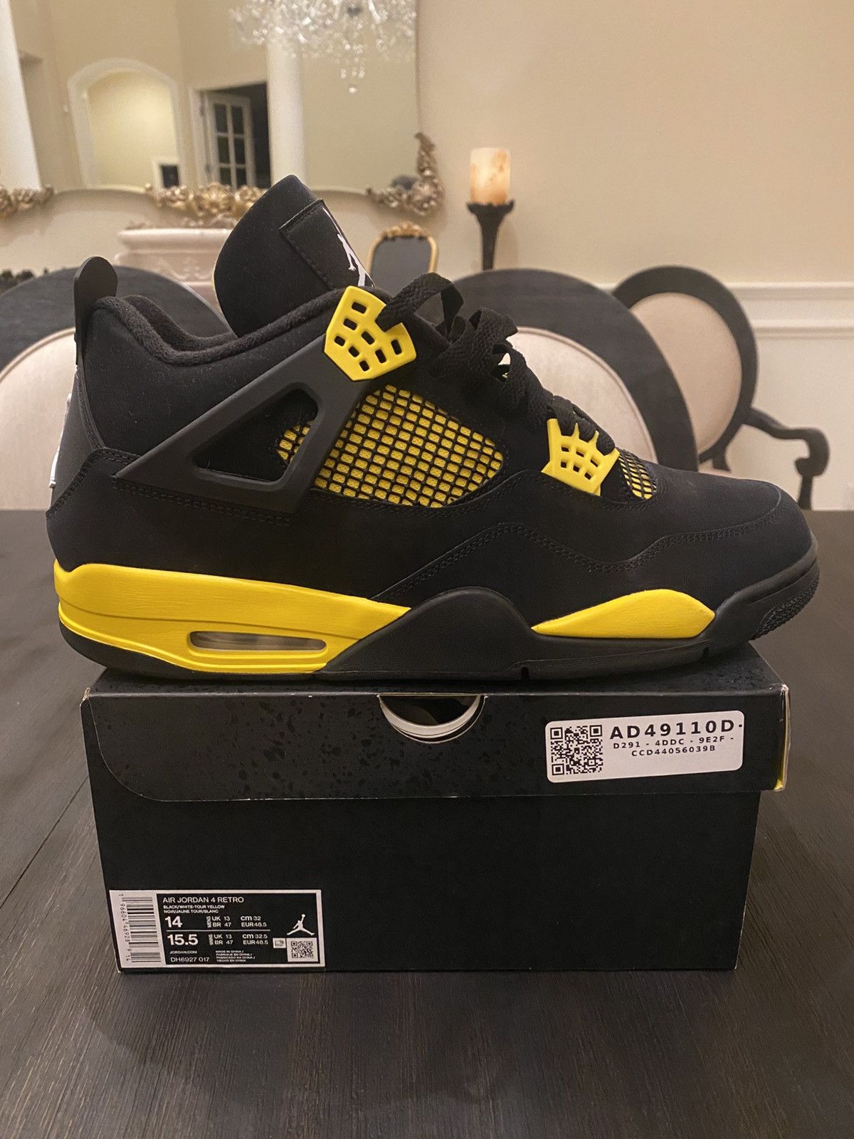Jordan Brand Jordan 4 Thunder Size US 14 / EU 47 - 1 Thumbnail