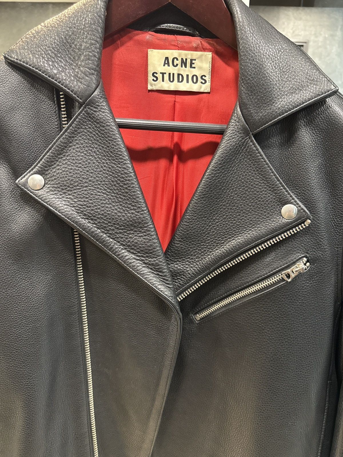 Acne Studios Gibson Leather Jacket Acne Studios Size US M / EU 48-50 / 2 - 7 Thumbnail