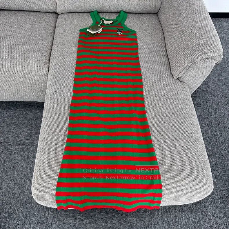 Gucci Gucci Striped knitted sleeveless A-shaped dress Size XS / US 0-2 / IT 36-38 - 1 Thumbnail