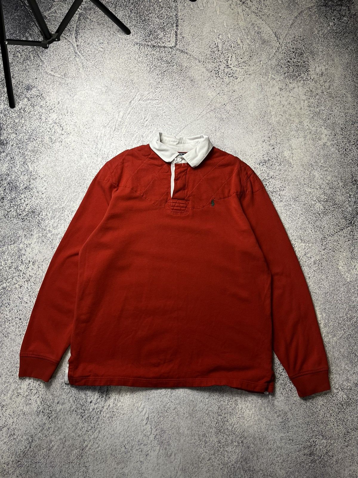 Polo Ralph Lauren Vintage Y2k Polo Ralph Lauren Rugby Long Sleeve Shirt Size US XL / EU 56 / 4 - 8 Thumbnail