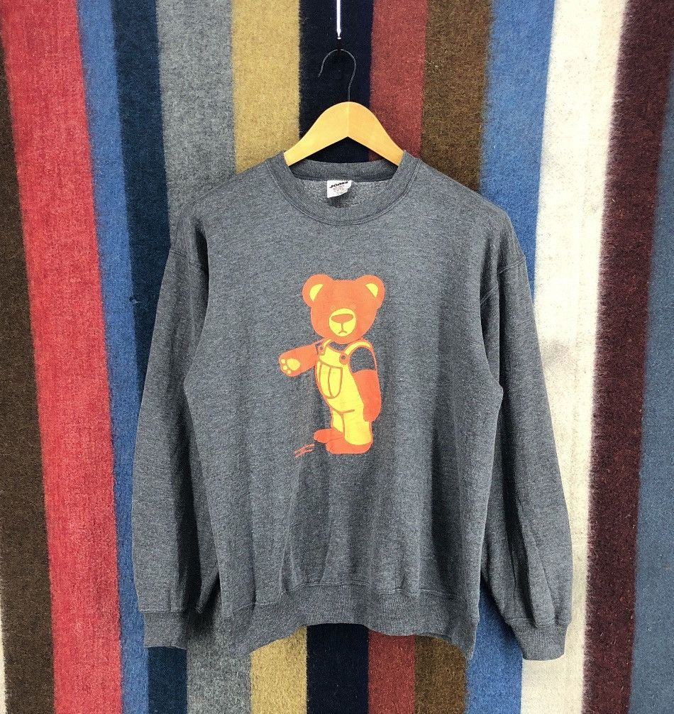 Vintage Vintage 1993 USA JONES Crew Neck Sweatshirt #0331/M Size US M / EU 48-50 / 2 - 1 Thumbnail