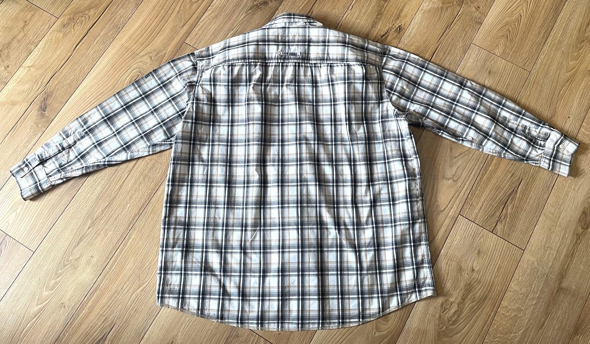 camel active Men's beige-brown checkered shirt 3XL Camel Active Size US XXL / EU 58 / 5 - 7 Thumbnail