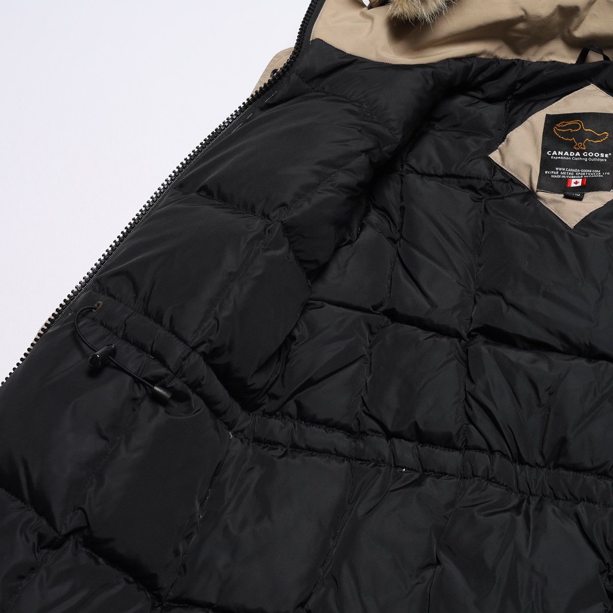 Canada Goose Canada Goose Trillium Down Parka Jacket Hooded Fur Coat Beig Size M / US 6-8 / IT 42-44 - 19 Thumbnail