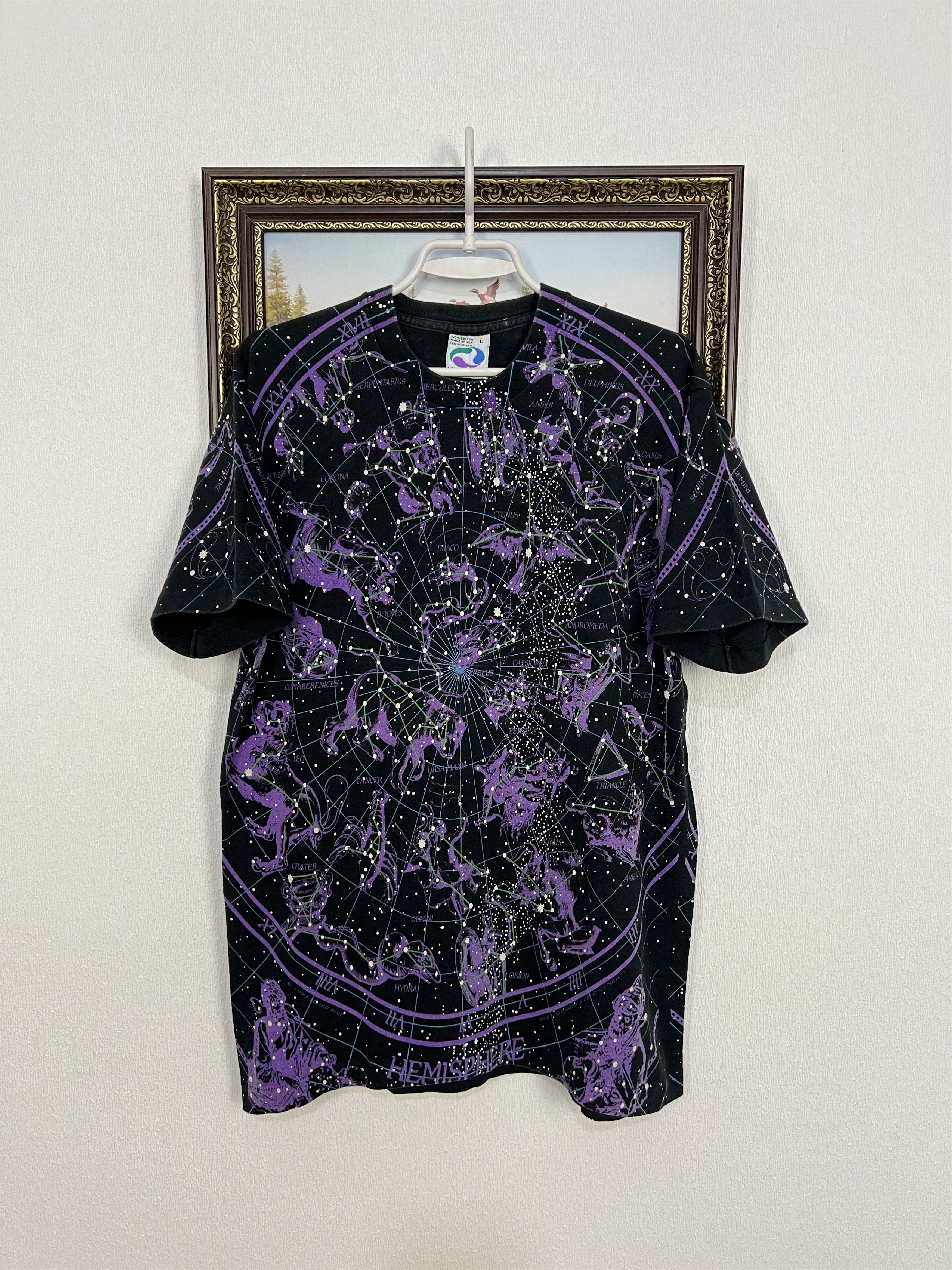 Liquid Blue Vintage 90's Liquid Blue Hemisphere Boreal Astrology Shirt Size US L / EU 52-54 / 3 - 1 Thumbnail