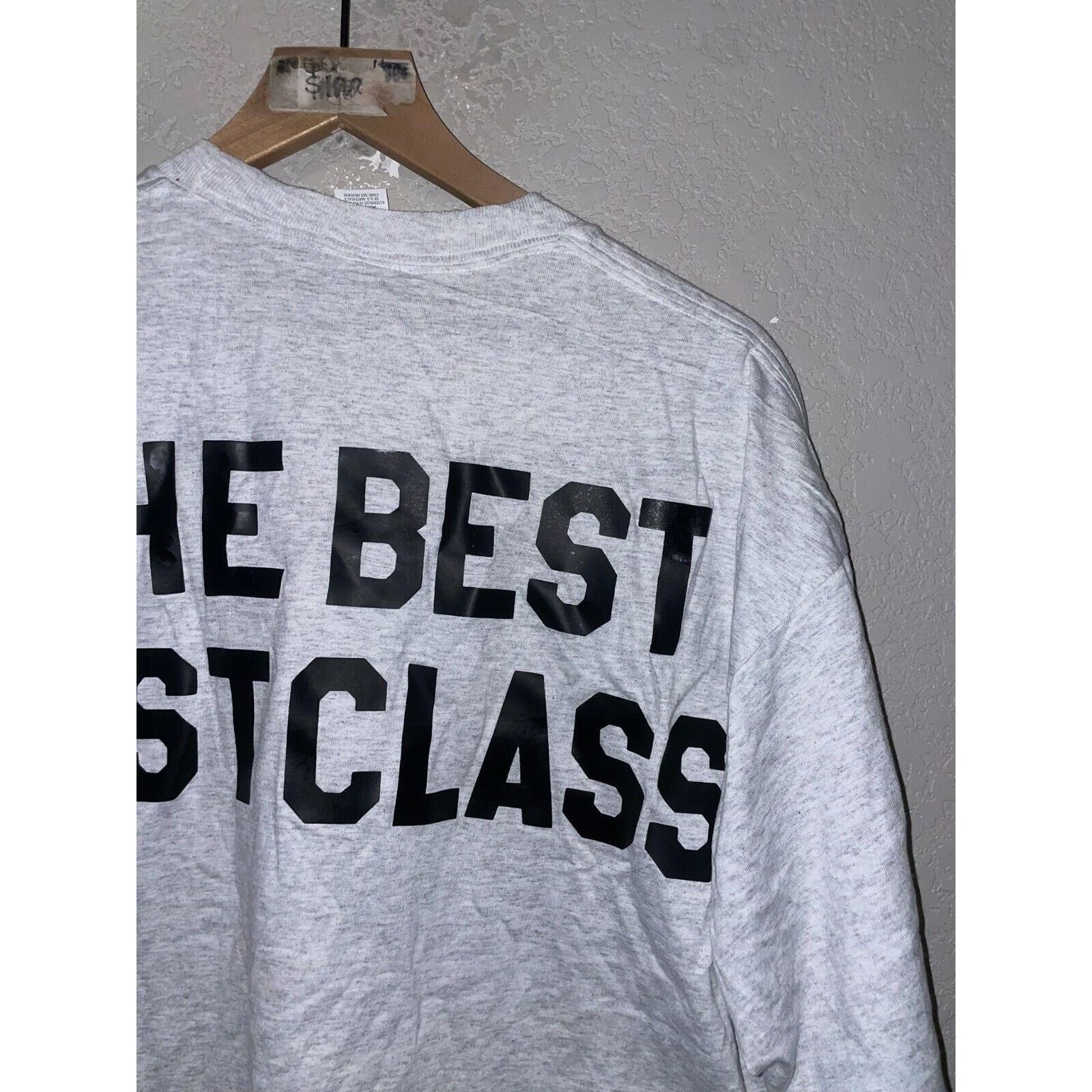 Jerzees Vintage 1999 Shirt The Last Best Class Gray Tee 90s VTG XL Size US XL / EU 56 / 4 - 7 Thumbnail