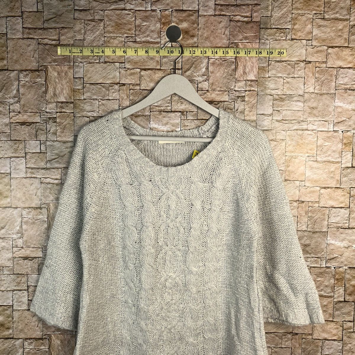 Homespun Knitwear × Japanese Brand × Vintage Japanese Brand Grey vintage Knitwear #A928 Size L / US 10 / IT 46 - 2 Thumbnail