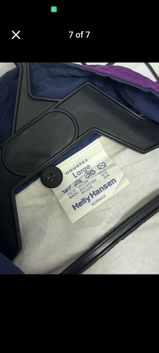 Helly Hansen × Vintage Halley Hansen "I like MKBK" Size US L / EU 52-54 / 3 - 7 Thumbnail