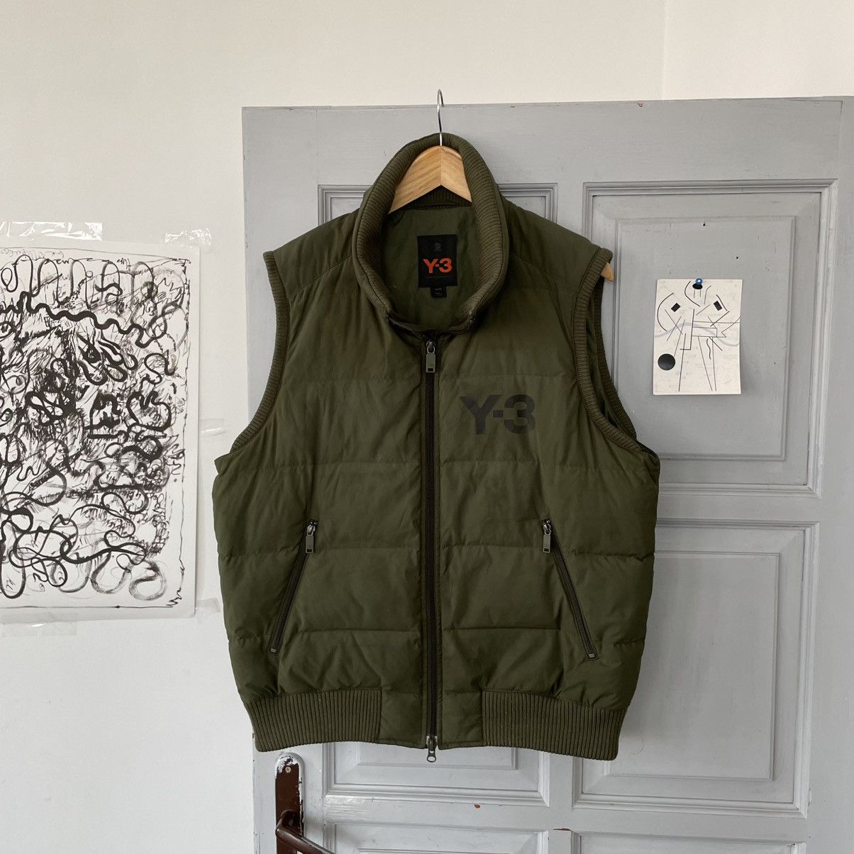 Vintage Y-3 Yohji Yamamoto Puffer Zip Vest size M