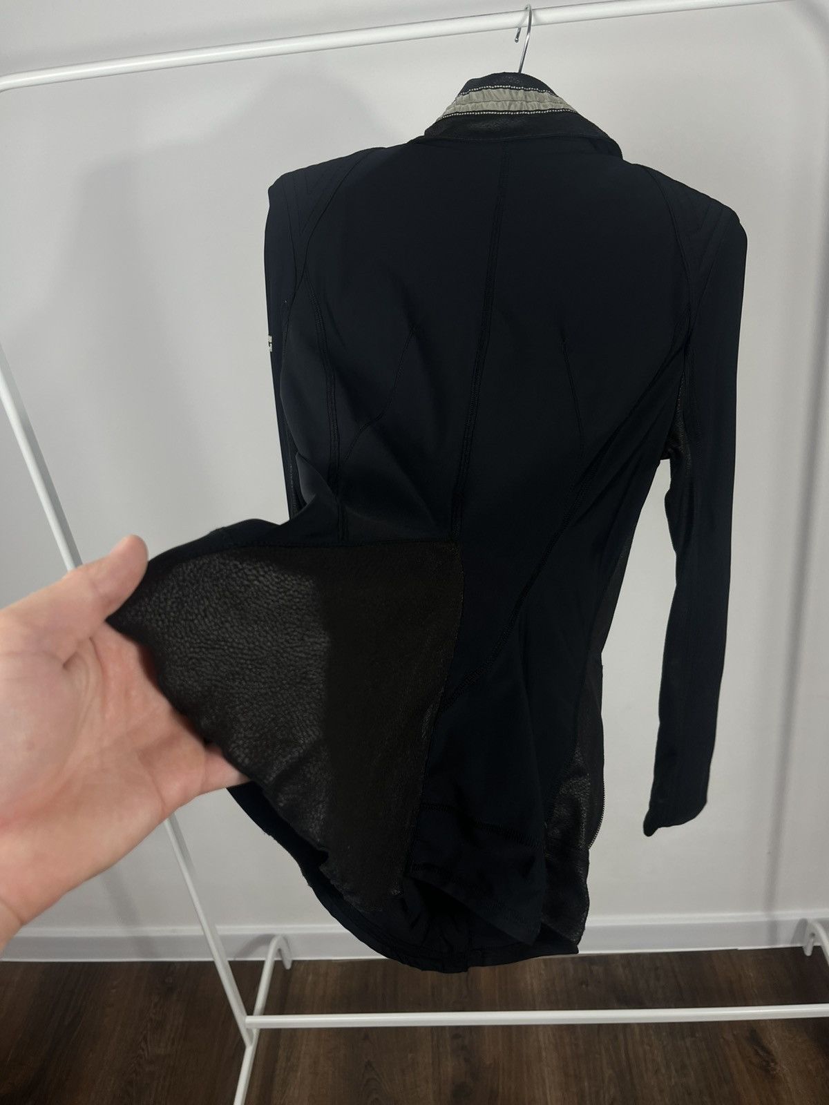 Sportalm Kitzbuhel Sportalm Black Jacket With Faux Leather Inserts Size 38 Size M / US 6-8 / IT 42-44 - 13 Thumbnail