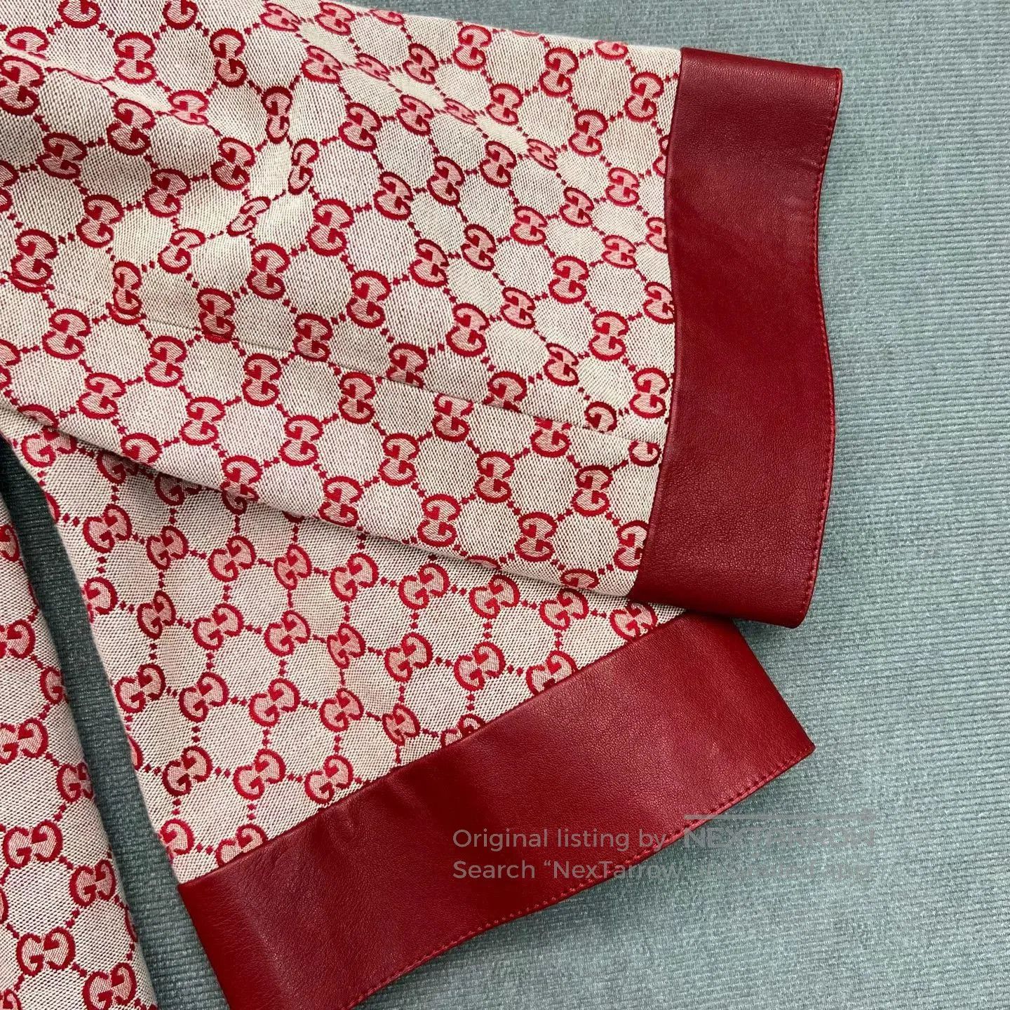 Gucci Gucci Red Logo Women's Jacket. Size S / US 4 / IT 40 - 4 Thumbnail