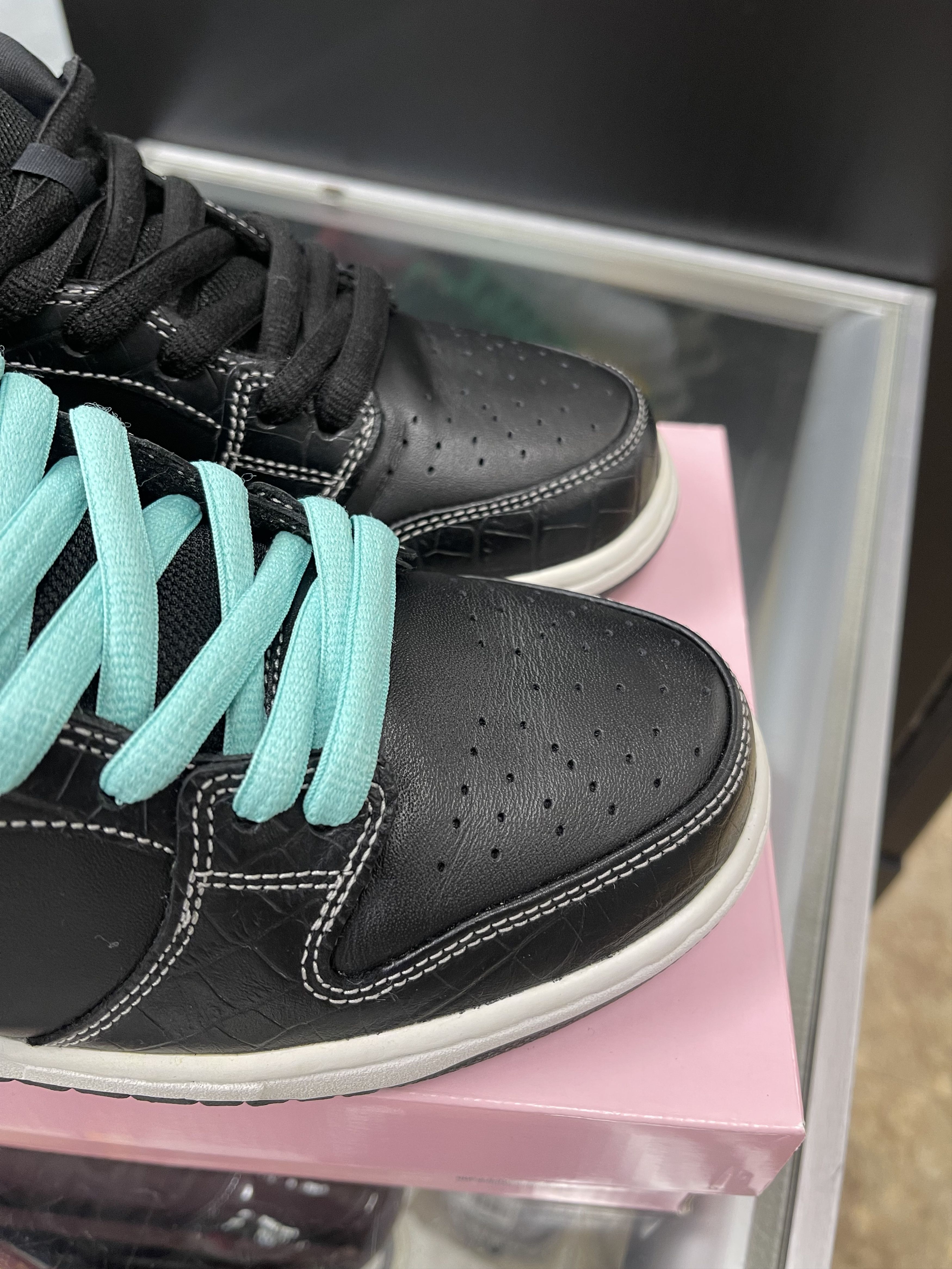 Nike SB Nike SB Dunk Low Diamond Supply Co. Black Diamond Size US 8 / EU 41 - 4 Thumbnail