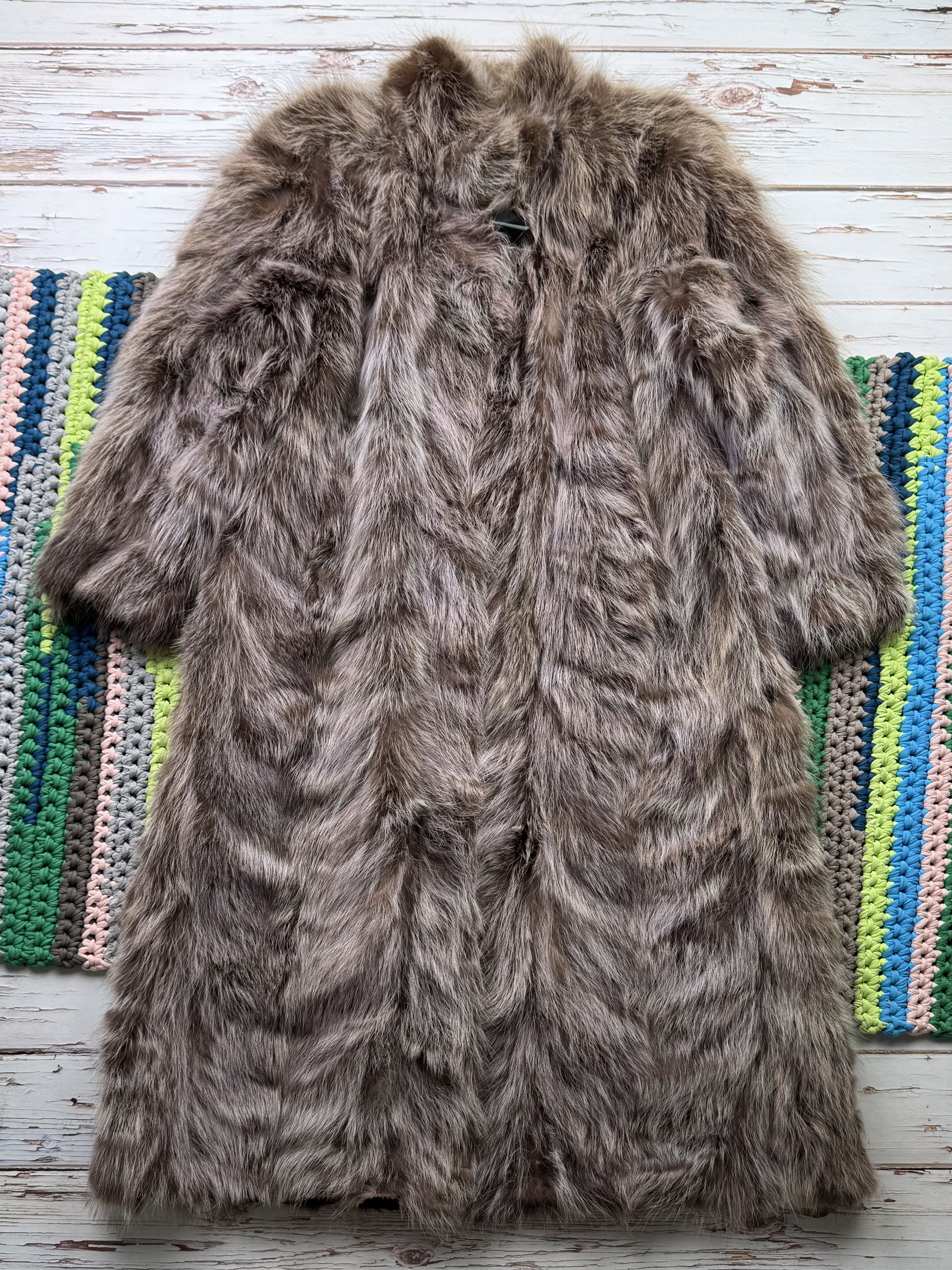 Japanese Brand Vintage Real Fur Coat (D15) Size US S / EU 44-46 / 1 - 1 Thumbnail