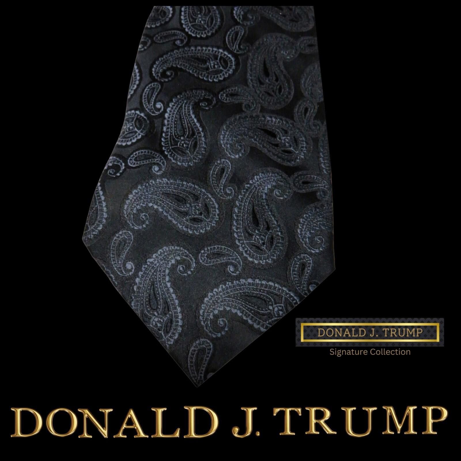 Designer Donald J. Trump Signature Collection Paisley NEW w/ Gift Box Size ONE SIZE - 2 Thumbnail