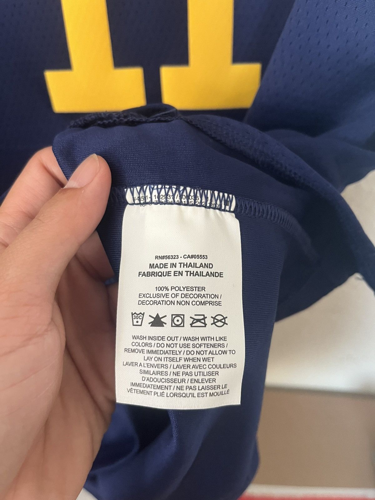 Jordan Brand Klay Thompson Golden State Warriors Jersey Nike Jordan NBA Size US M / EU 48-50 / 2 - 5 Thumbnail