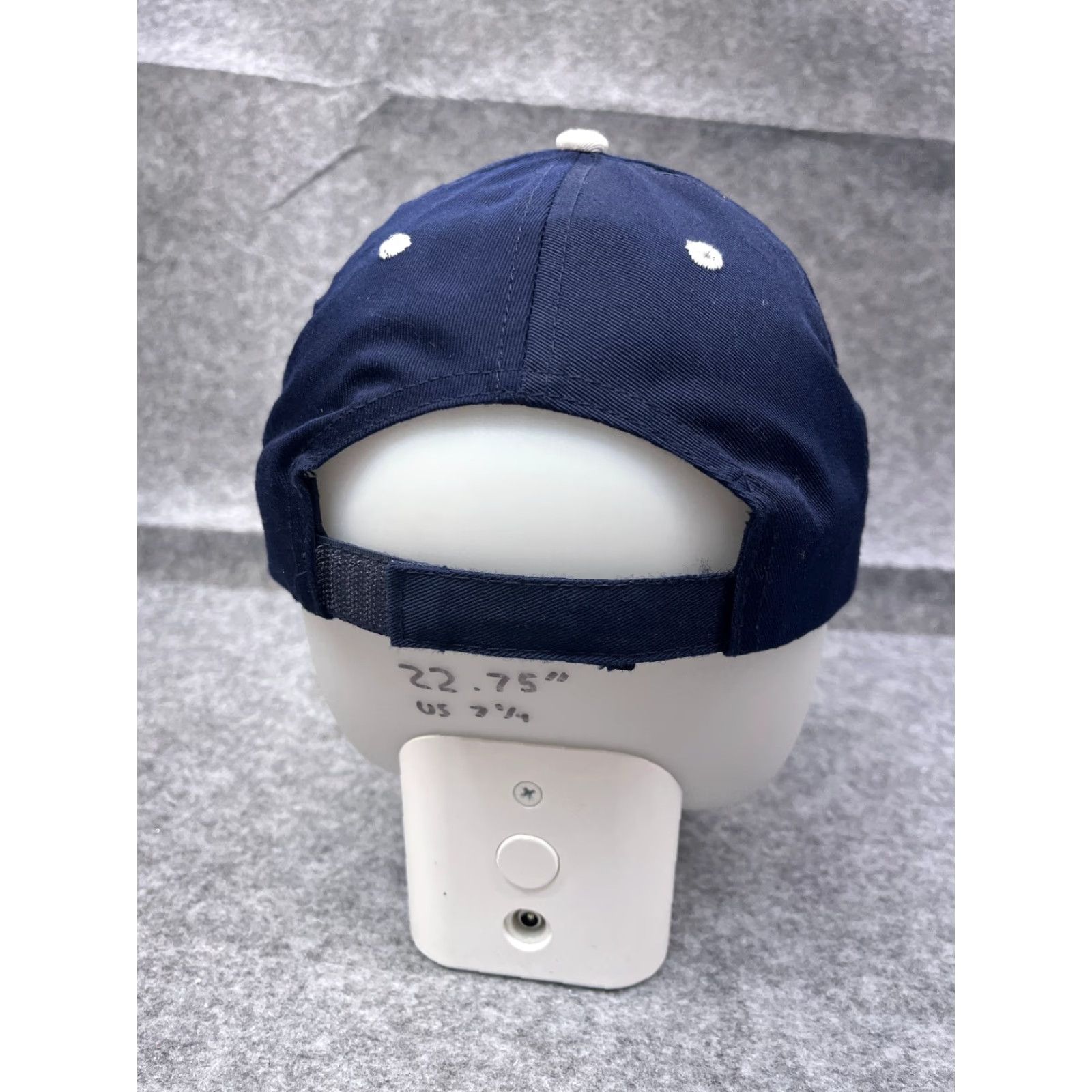 Vintage Unique Headwear Spidle Turbeco Hat Cap Adjustble One Size Adult Blue Polyester Blend Golf Hat Men Twill Logo Outdoor 90s? Size ONE SIZE - 6 Thumbnail