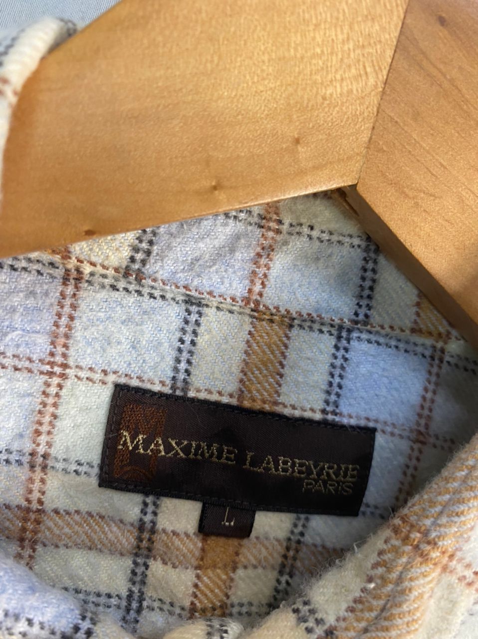 Flannel × Japanese Brand Maxime labeyrie button up flannel Size US L / EU 52-54 / 3 - 4 Thumbnail