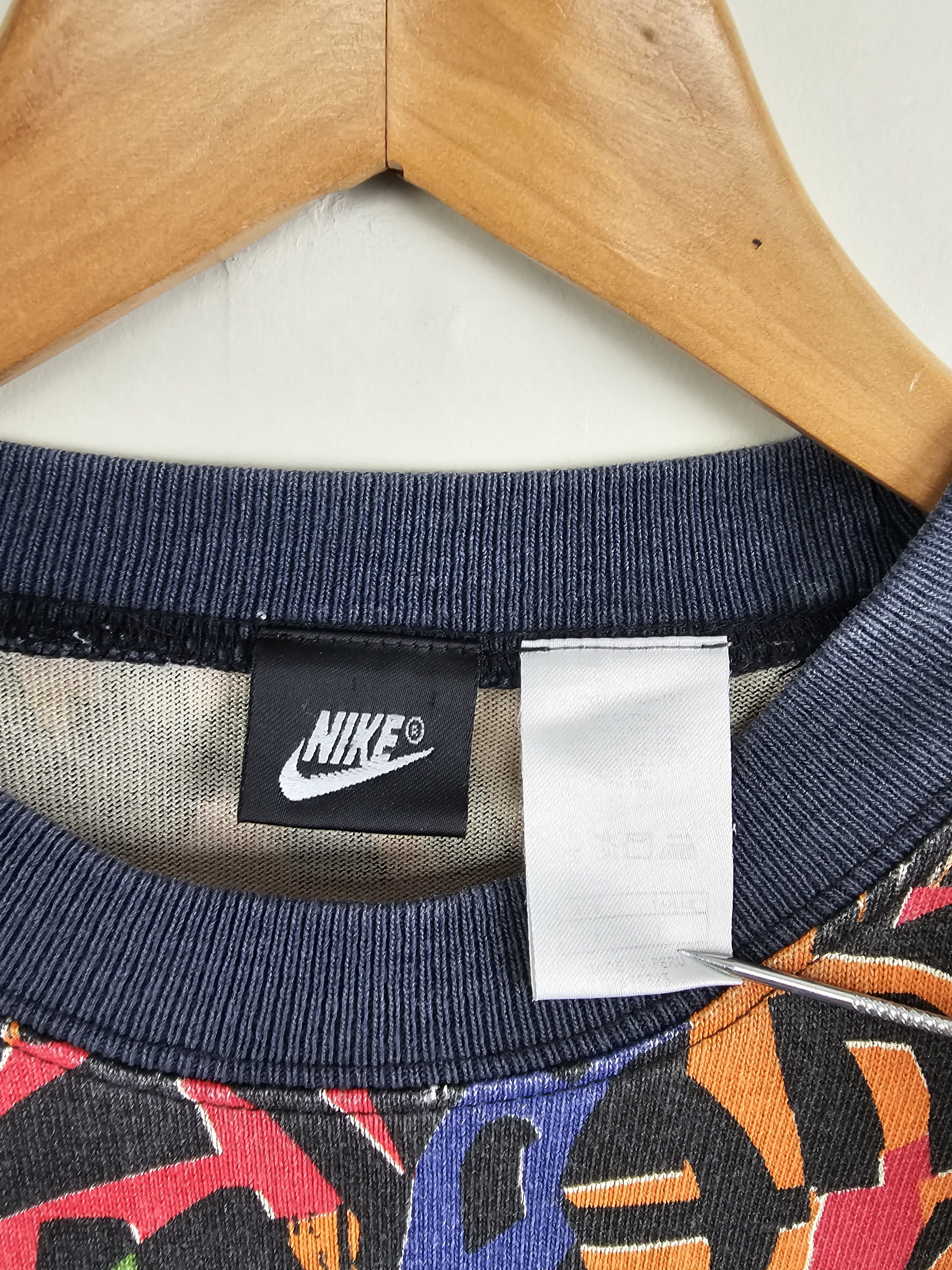 Jordan Brand × Nike × Vintage 90s Nike Air Jordan VII All Over print Size US L / EU 52-54 / 3 - 4 Thumbnail