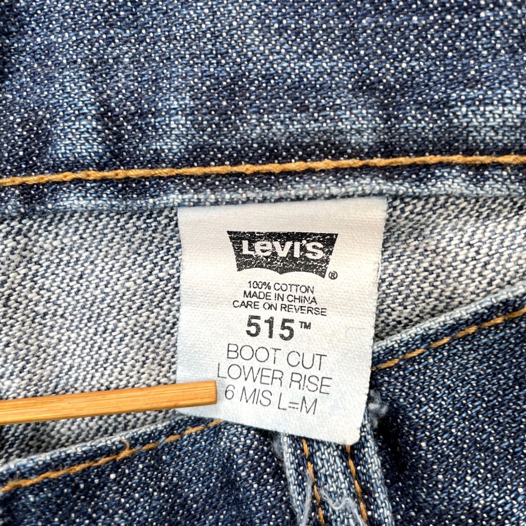 Levi's VINTAGE Levi's 515 Jeans Womens 6 Blue Bootcut Denim Low Rise Cotton Cowgirl Jeans Womens 6 Blue Bootcut Denim Low Rise Cotton Cowgirl Levi's 515 Size 28" / US 6 / IT 42 - 3 Thumbnail