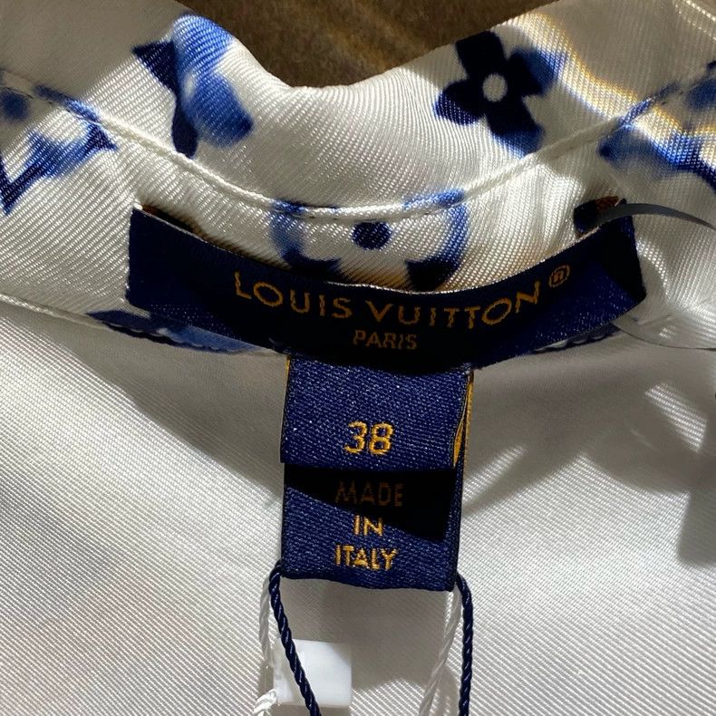 Louis Vuitton Louis Vuitton 25ss nautical blue and white silk presbyopic Size XS / US 0-2 / IT 36-38 - 4 Thumbnail