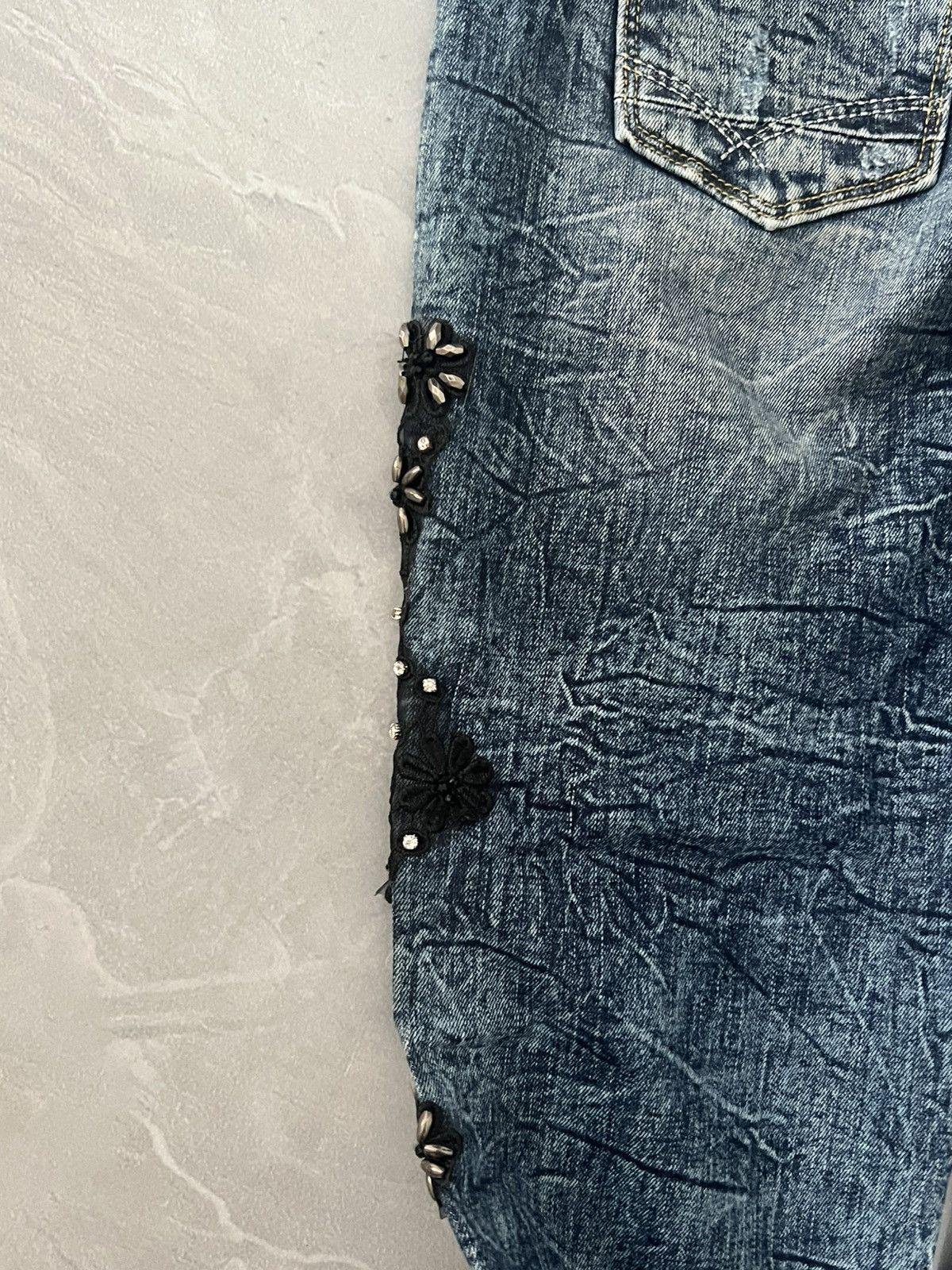 Japanese Brand Japanese Streetwear Glamour Slim / Dark Blue Archive Swag Size US 30 / EU 46 - 6 Thumbnail