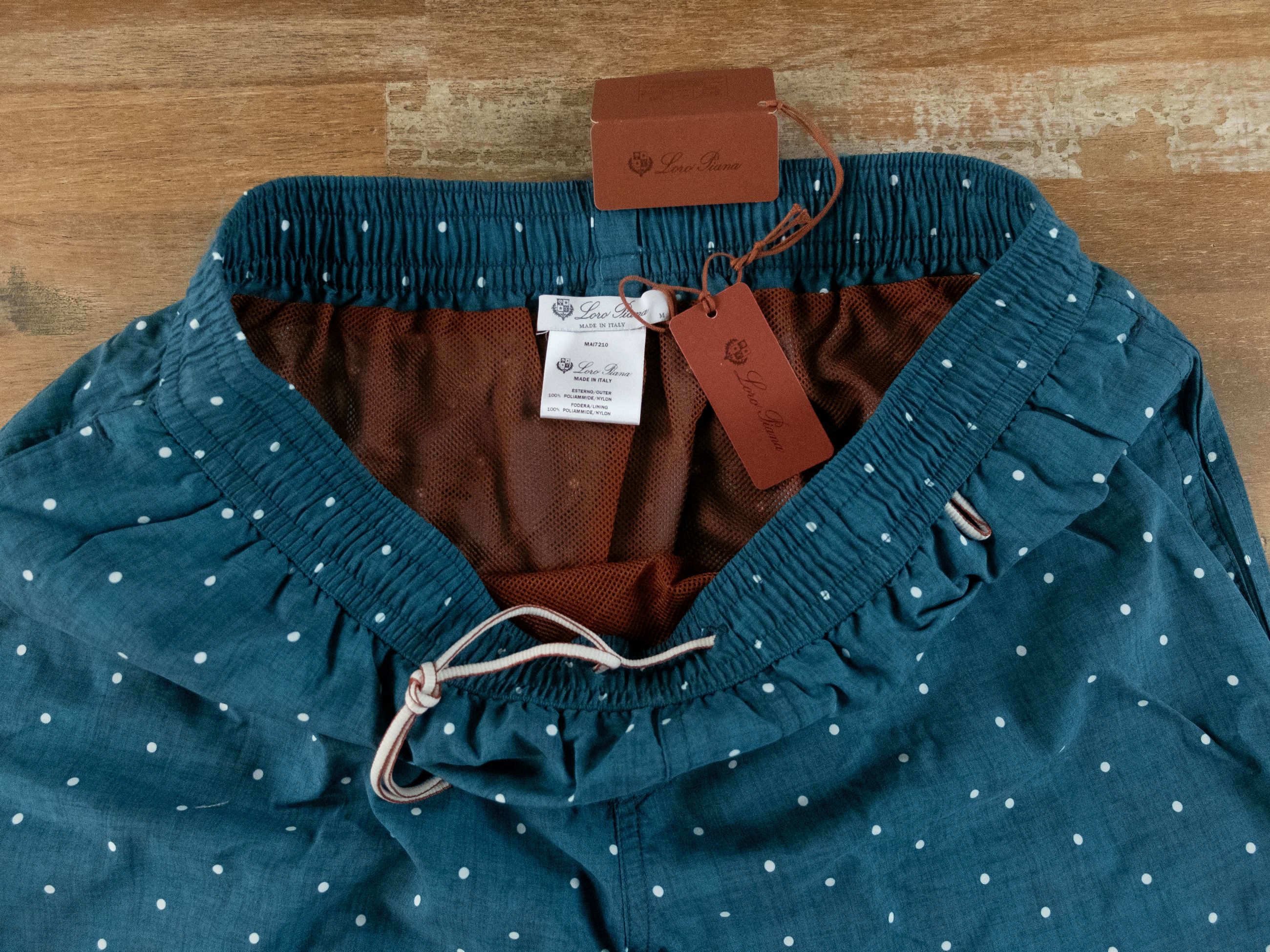 Loro Piana LORO PIANA blue polka dots print swim shorts Medium Size US 32 / EU 48 - 3 Thumbnail
