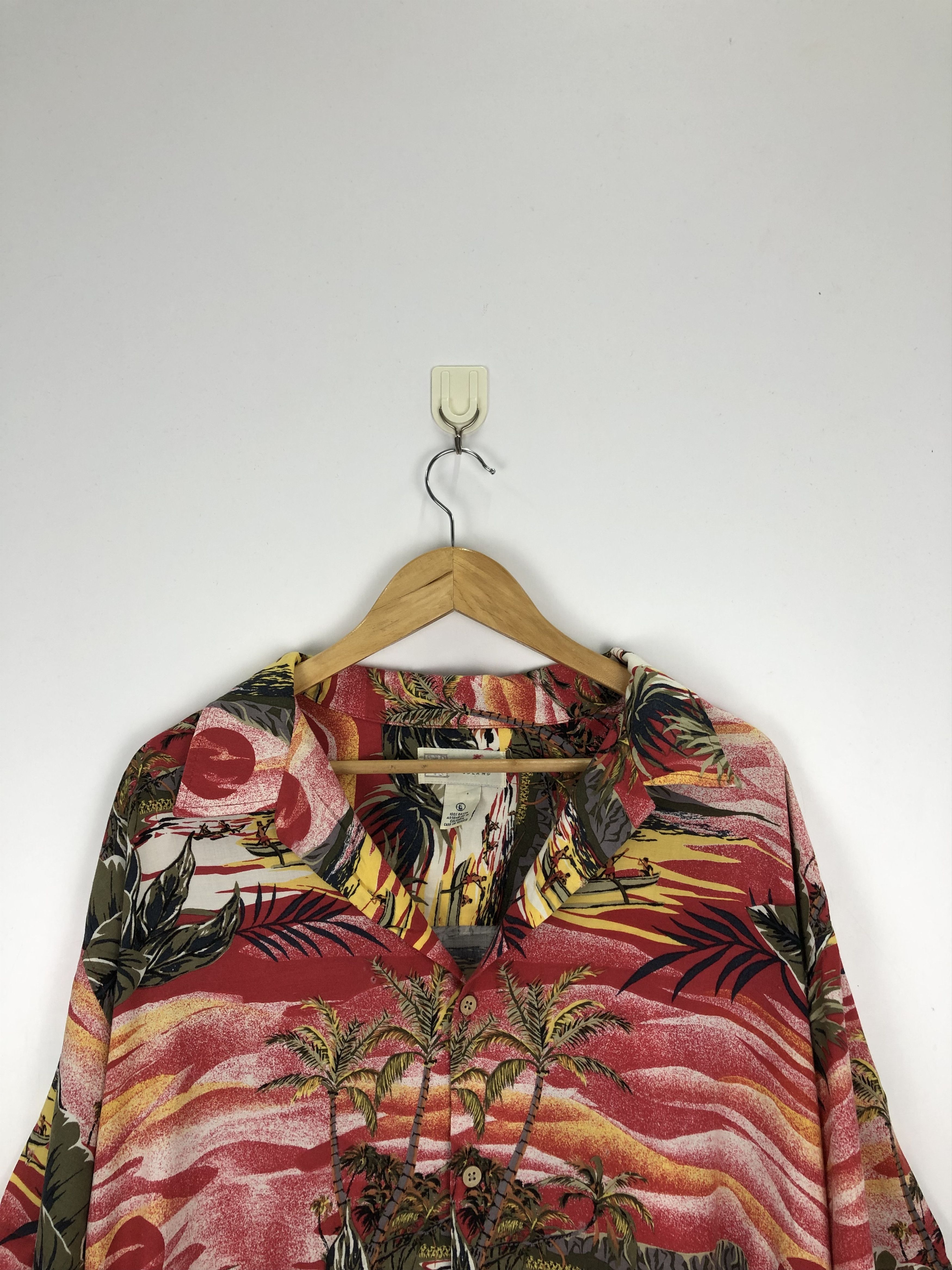 Vintage Vintage Hawaiian Natural Floral Motive TA0009 Size US L / EU 52-54 / 3 - 2 Thumbnail