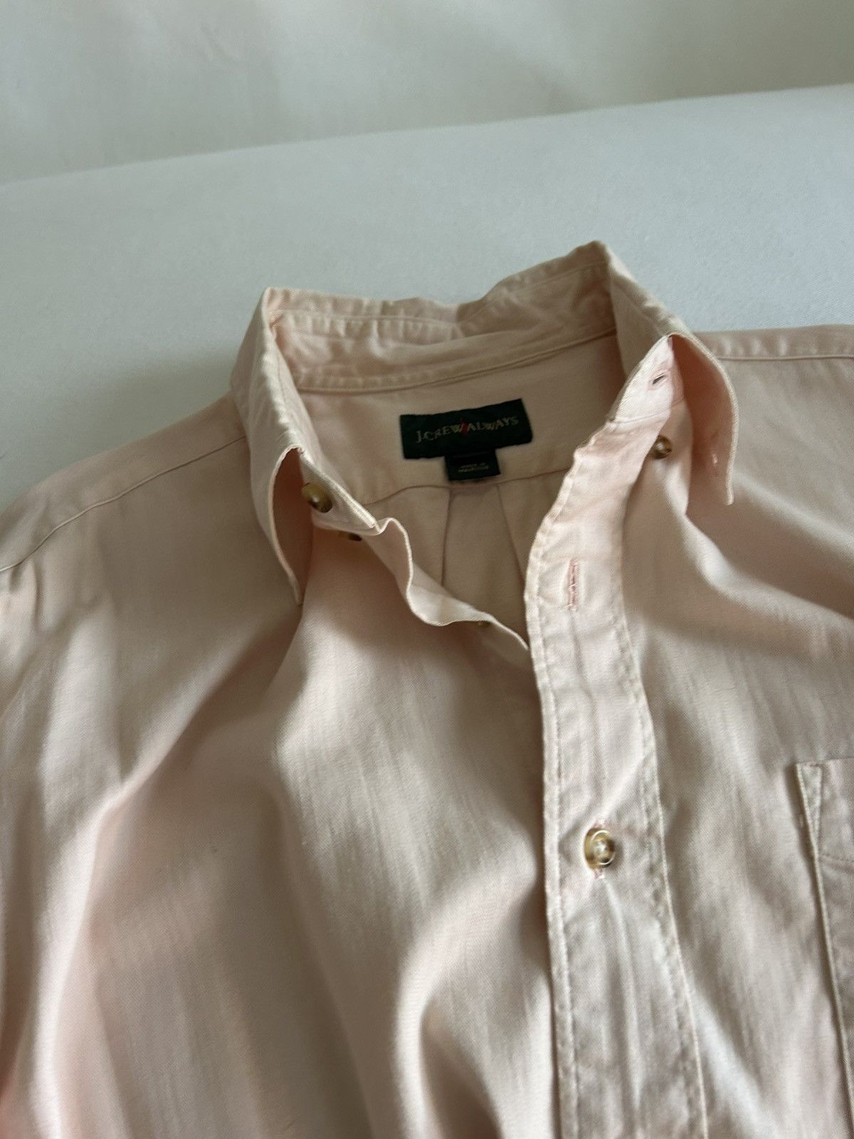 J.Crew VINTAGE J Crew light pink OCBD Size US M / EU 48-50 / 2 - 4 Thumbnail