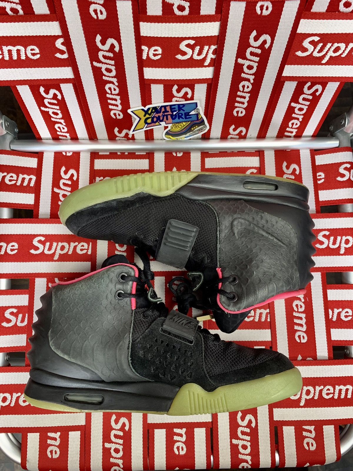 Nike × Yeezy Nike x Yeezy 2 Solar Red Size 10 Used Only Shoes Size US 10 / EU 43 - 2 Thumbnail