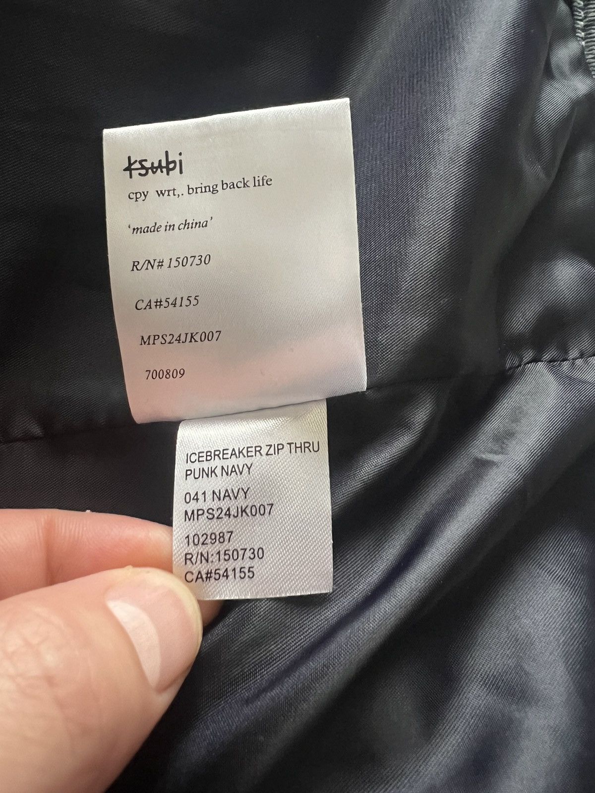 Ksubi Ksubi blue denim fleece zip up jacket Size US XS / EU 42 / 0 - 13 Thumbnail