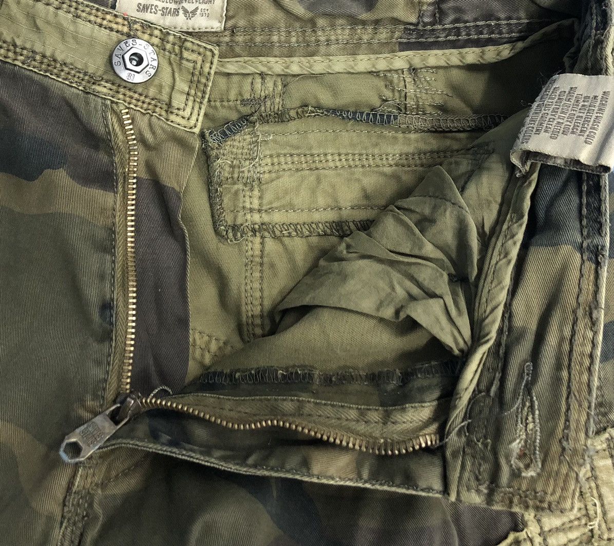Japanese Brand Vintage Saves Stars Military Cargo Pants Size US 31 - 21 Thumbnail